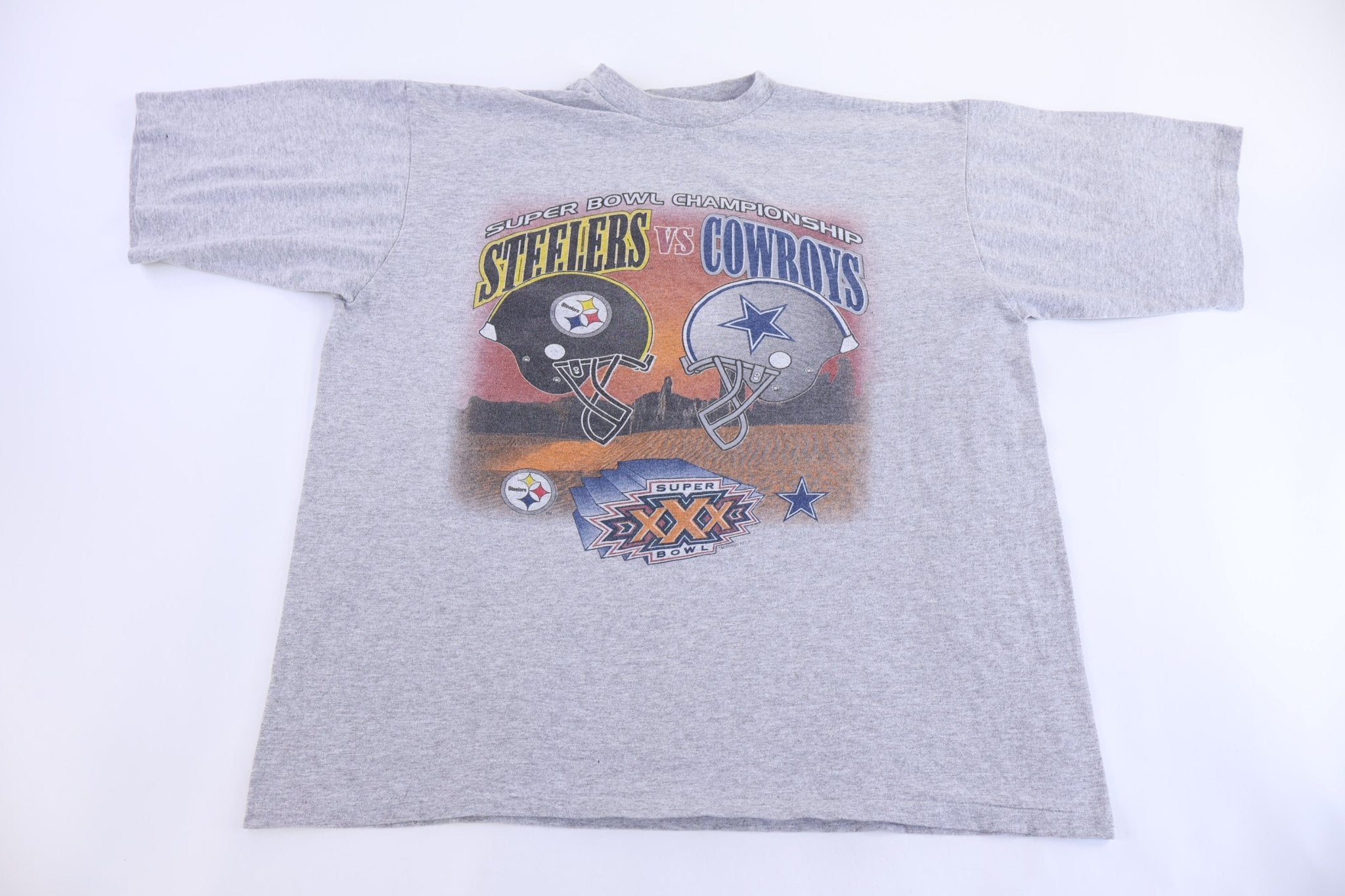 1996 Super Bowl XXX Pittsburgh Steelers Vs Dallas Cowboys T-shirt - Shirts & Tops - Thrifted Threads