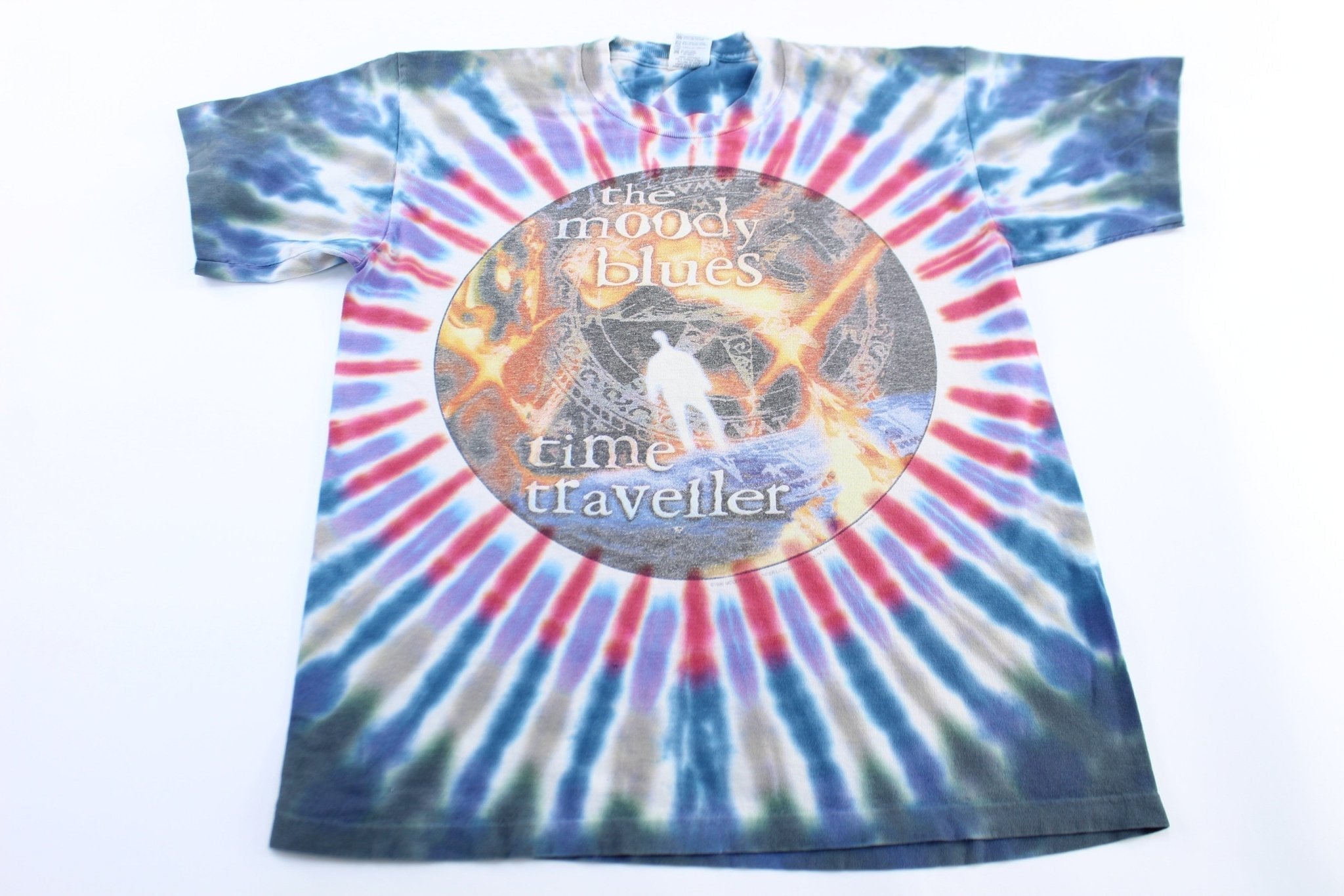 1996 The Moody Blues Time Traveler Tie-Dye T-Shirt - T-Shirtg - Thrifted Threads