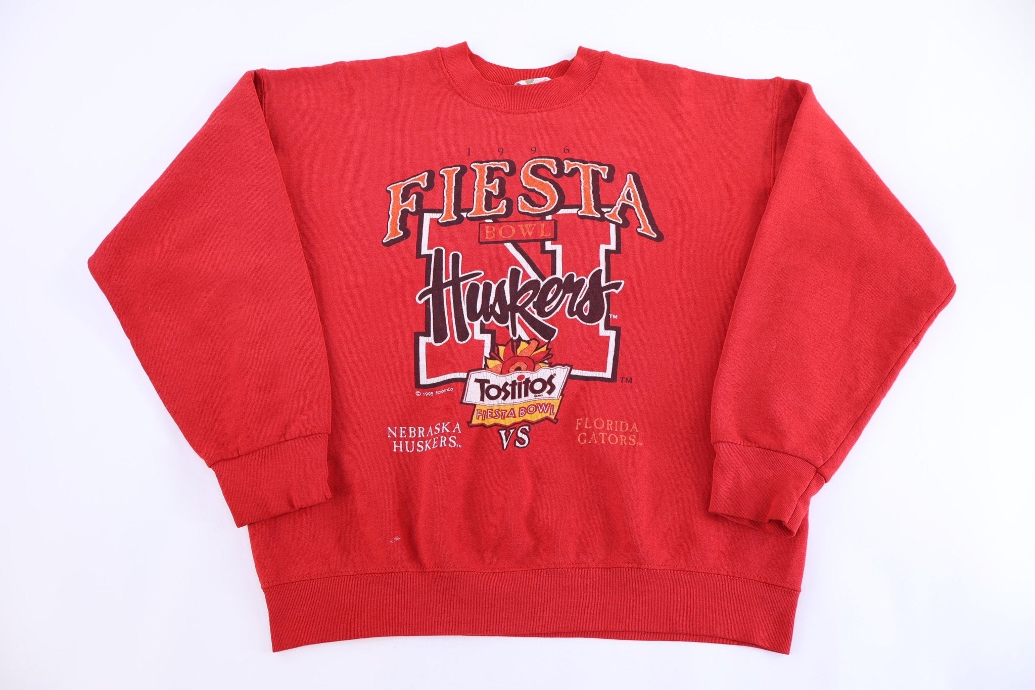1996 University of Nebraska Huskers Fiesta Bowl Sweatshirt - Sweatshirt - Thrifted Threads