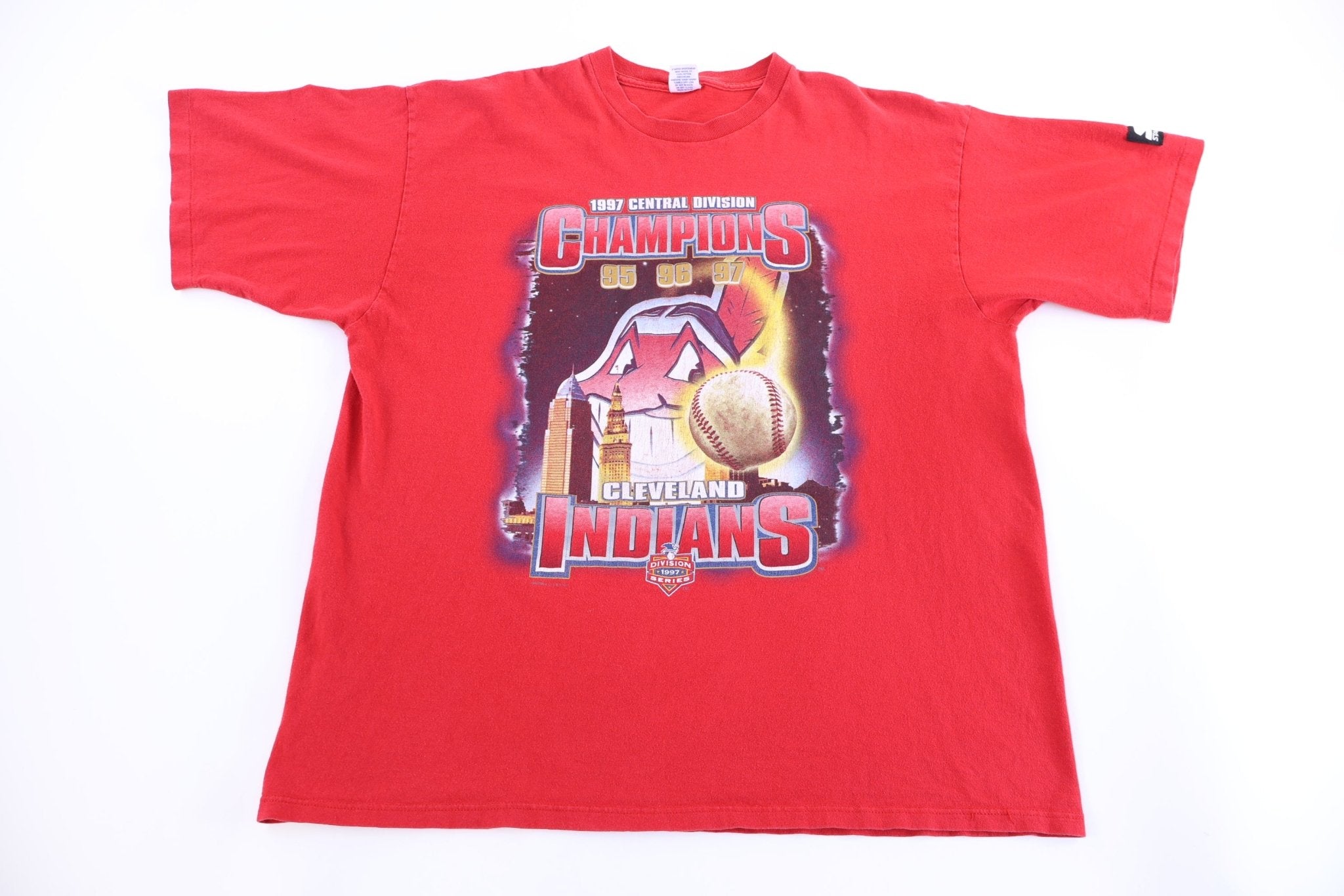1997 Cleveland Baseball Central Division T-shirt - Shirts & Tops - Thrifted Threads