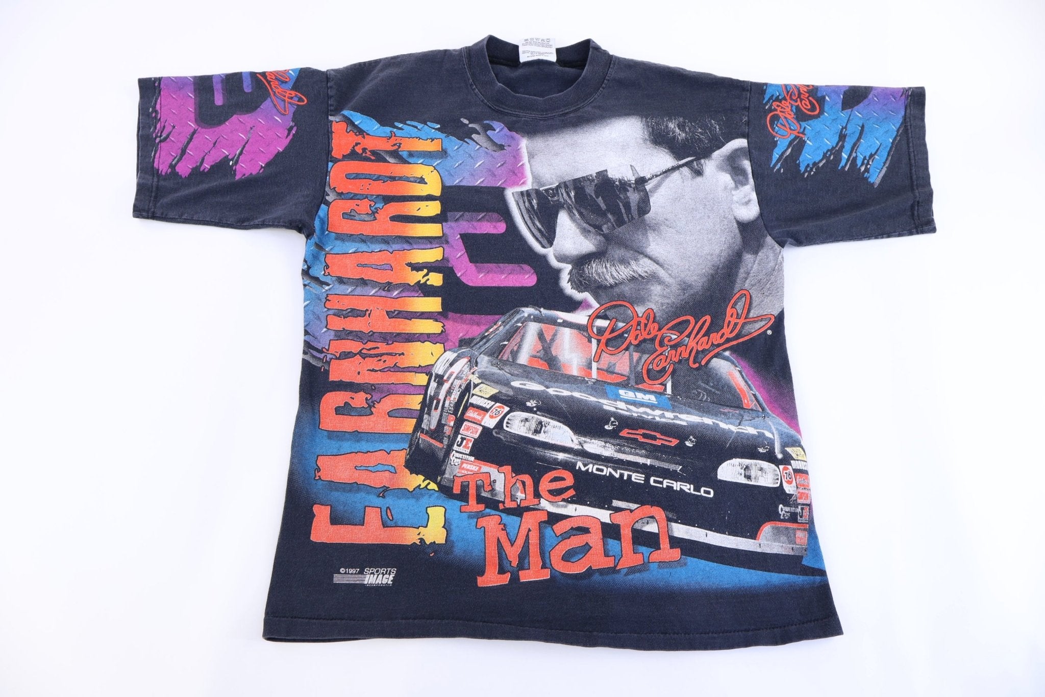 1997 Dale Earnhardt All Over Graphic T-shirt - Shirts & Tops - Thrifted Threads