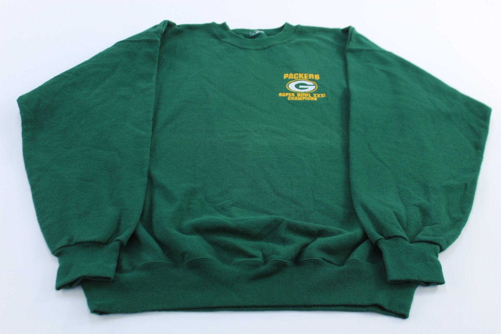 1997 Green Bay Packers Football SuperBowl Champions Sweatshirt - ThriftedThreads.com