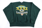 1997 Green Bay Packers Super Bowl Champions Sweatshirt - Sweatshirt - Thrifted Threads