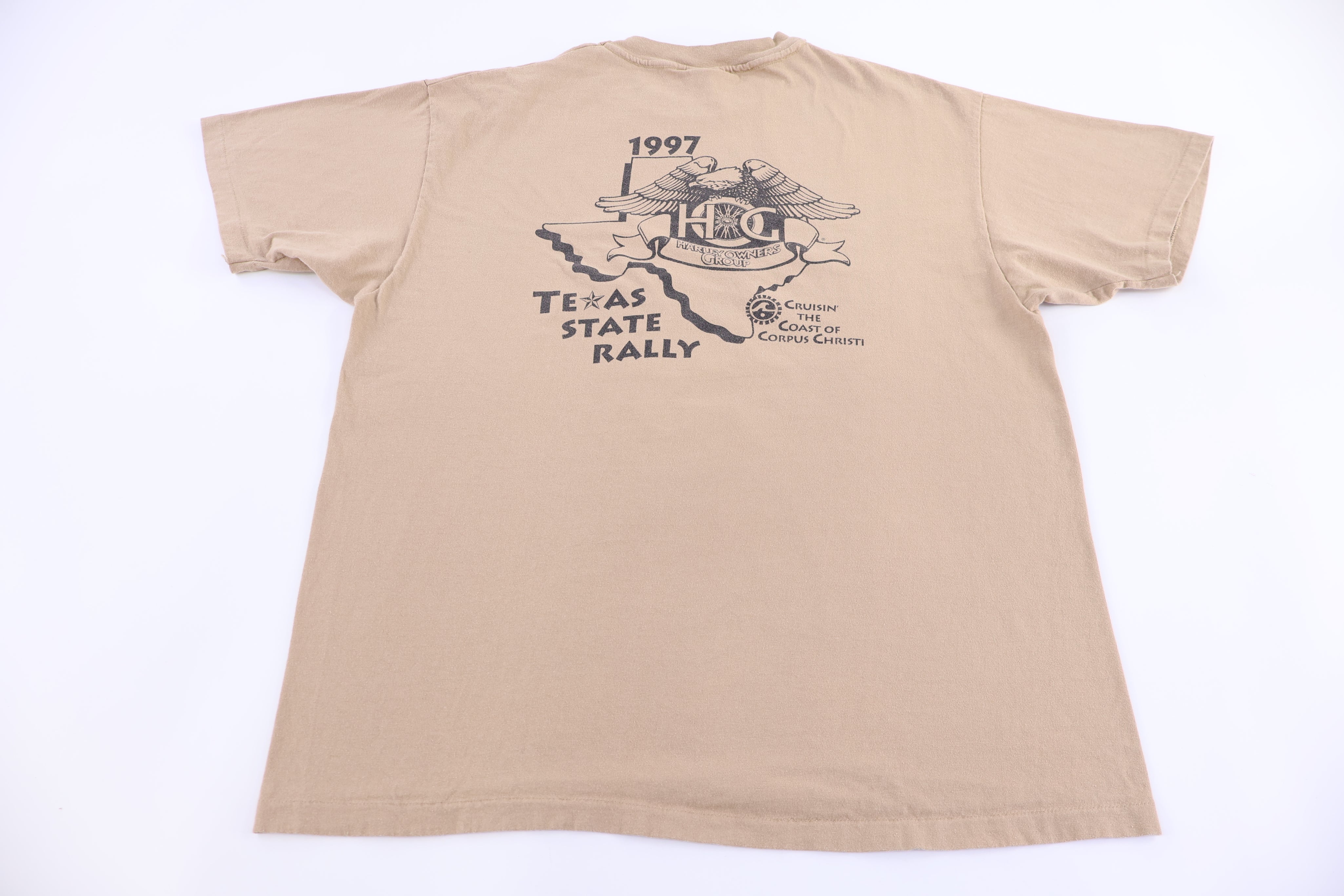 1997 Harley Davidosn Motorcycles Texas State Rally T-shirt - Shirts & Tops - Thrifted Threads