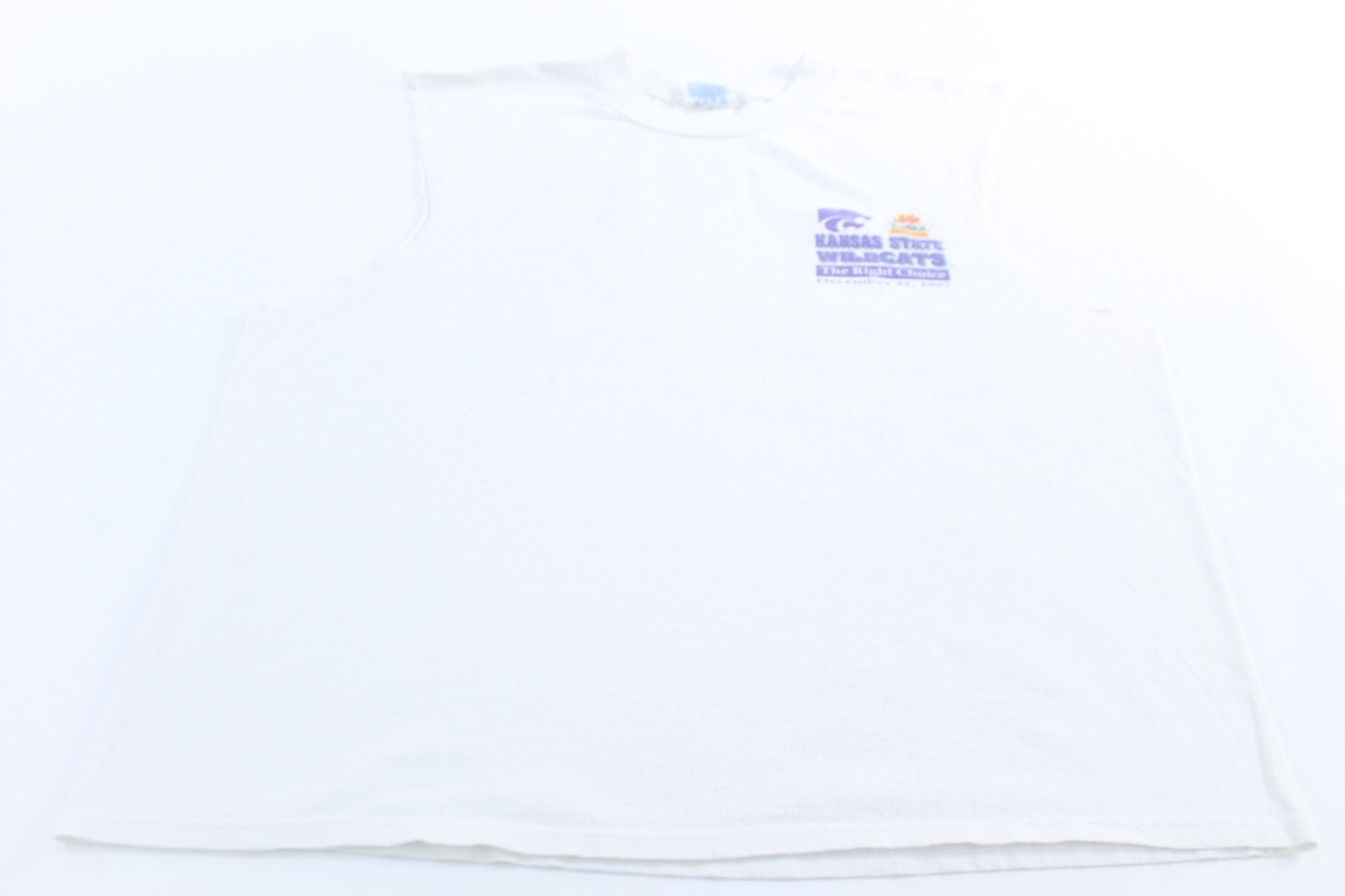 1997 Kansas State Wildcats Tostito's Fiesta Bowl Graphic Tank Top - ThriftedThreads.com