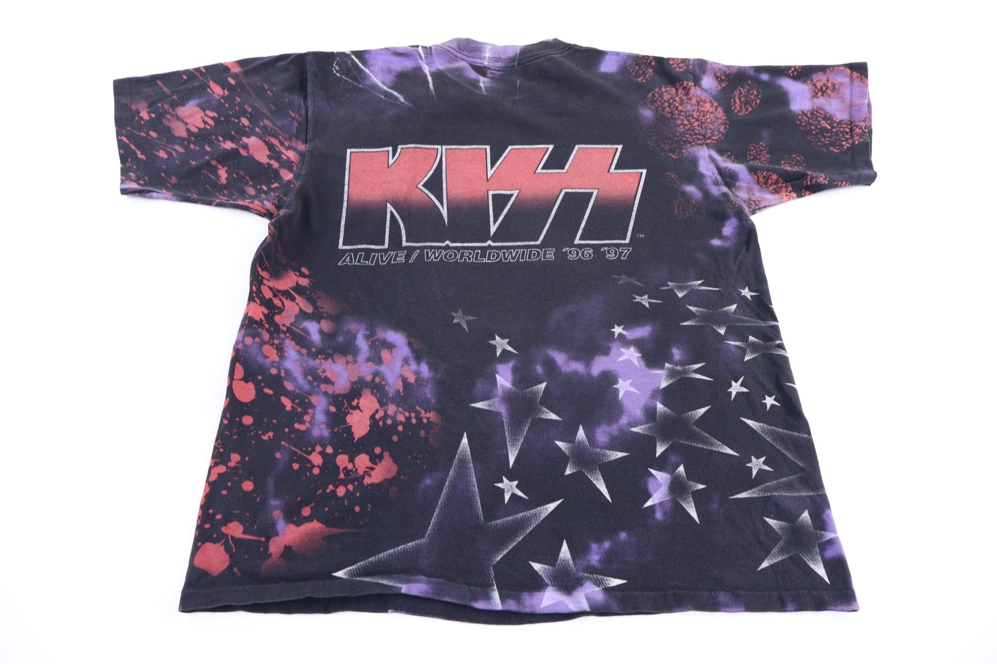 1997 KISS Alive Tour All Over Graphic T-shirt - Shirts & Tops - Thrifted Threads