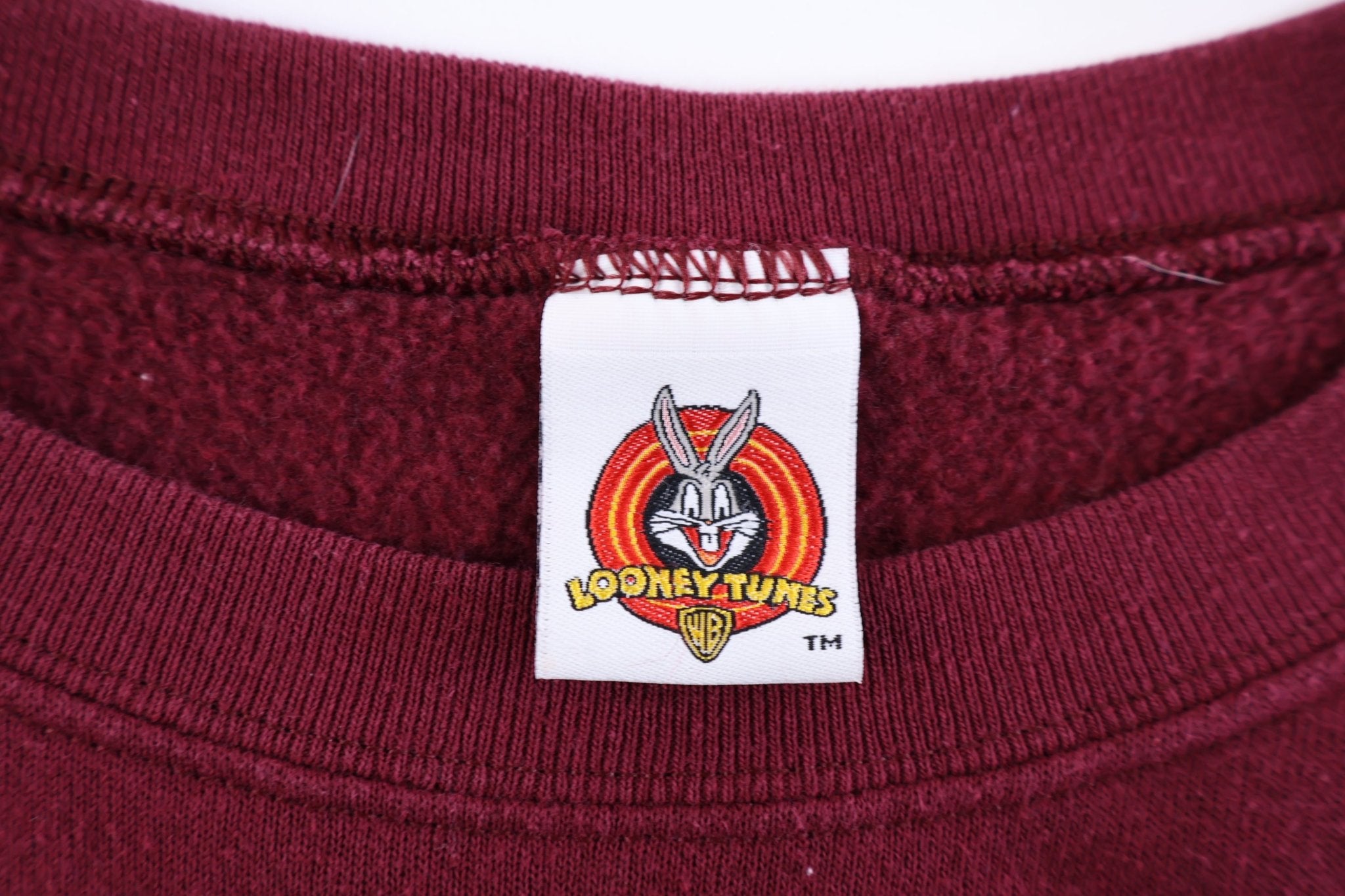 1997 Looney Tunes Fall Themed Sweatshirt - Sweatshirt - Thrifted Threads