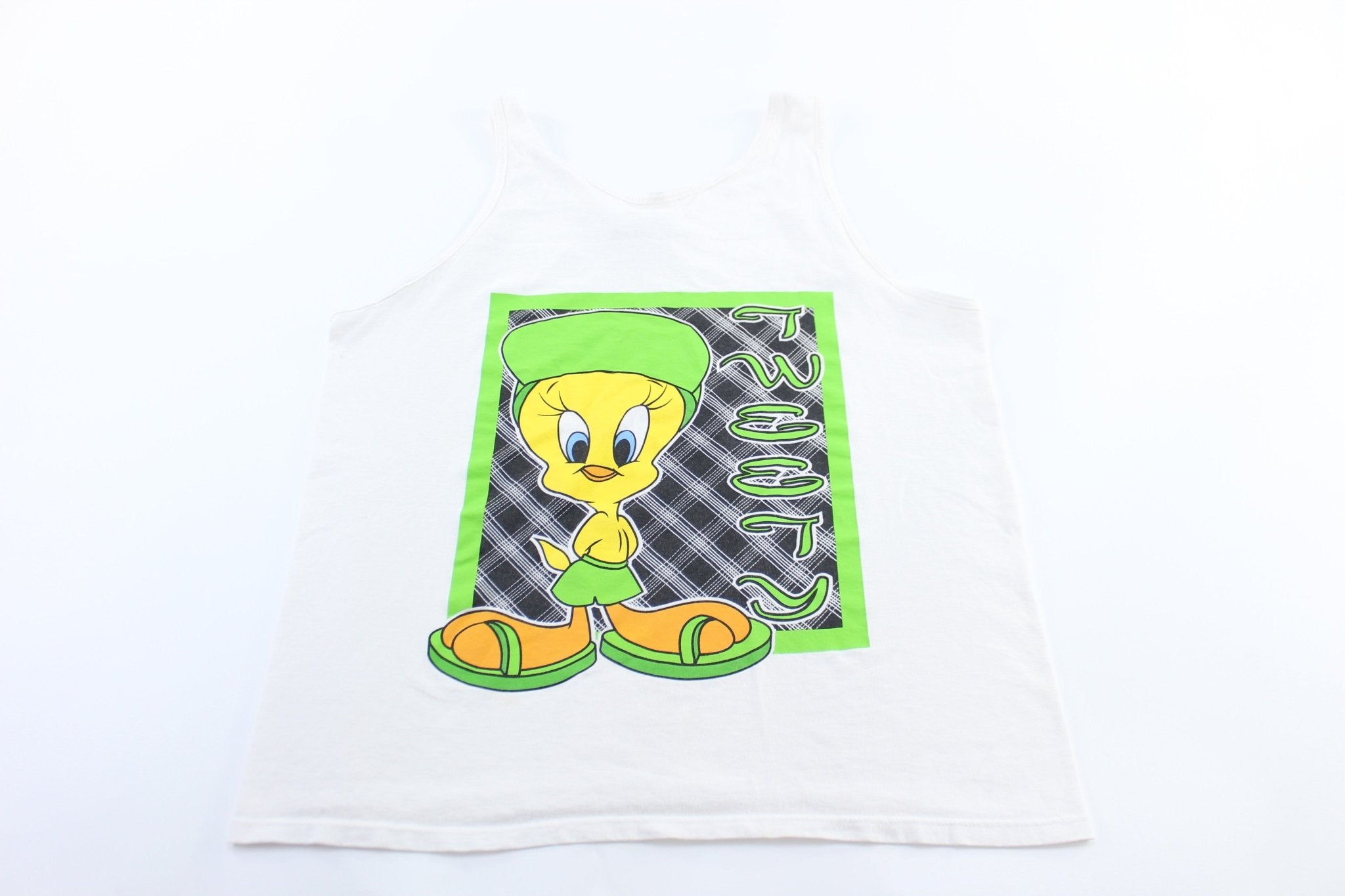 1997 Looney Tunes Tweety Graphic Tank Top - ThriftedThreads.com