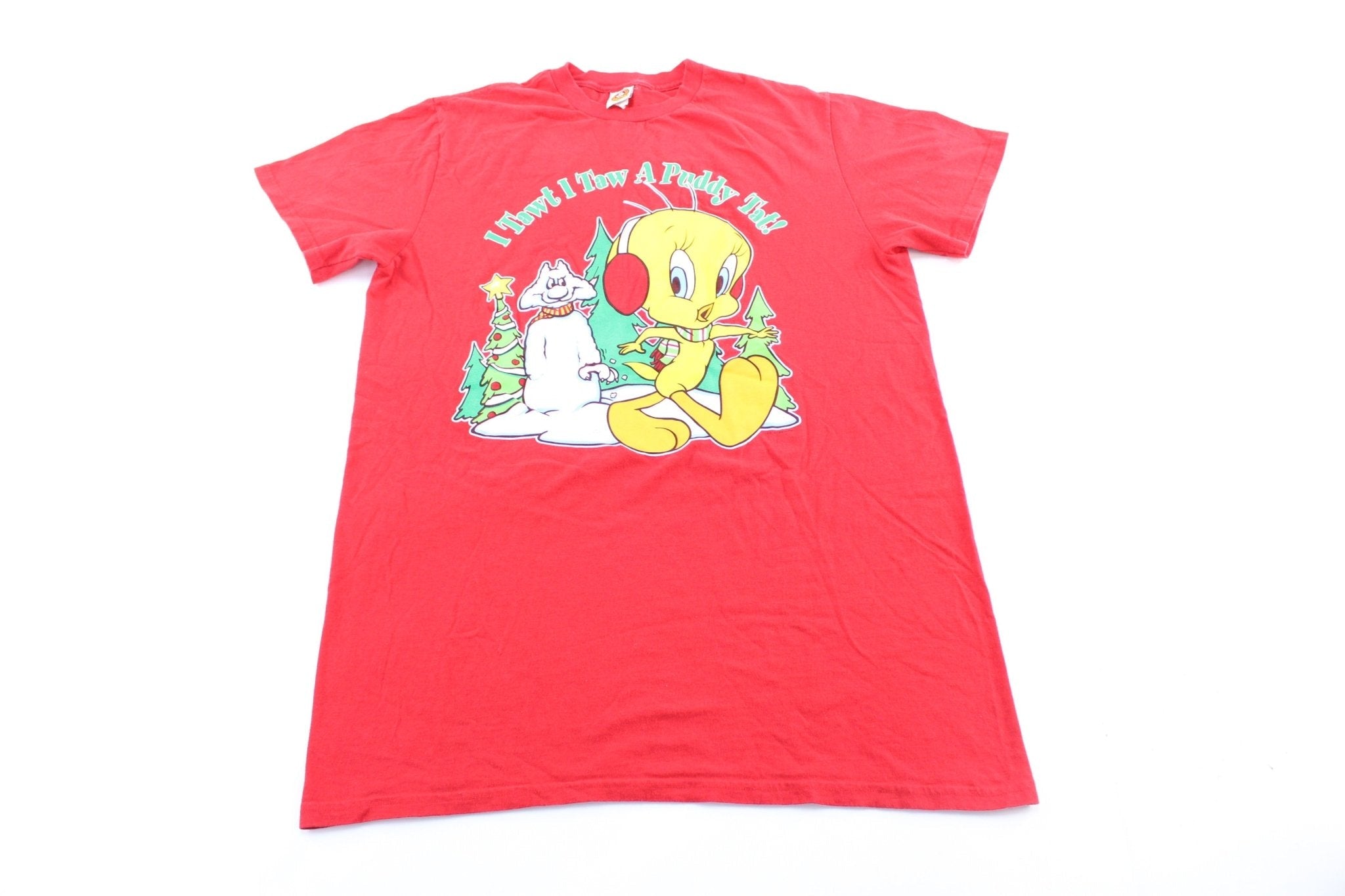 1997 Looney Tunes Tweety & Sylvester Graphic T-Shirt - T-Shirt - Thrifted Threads