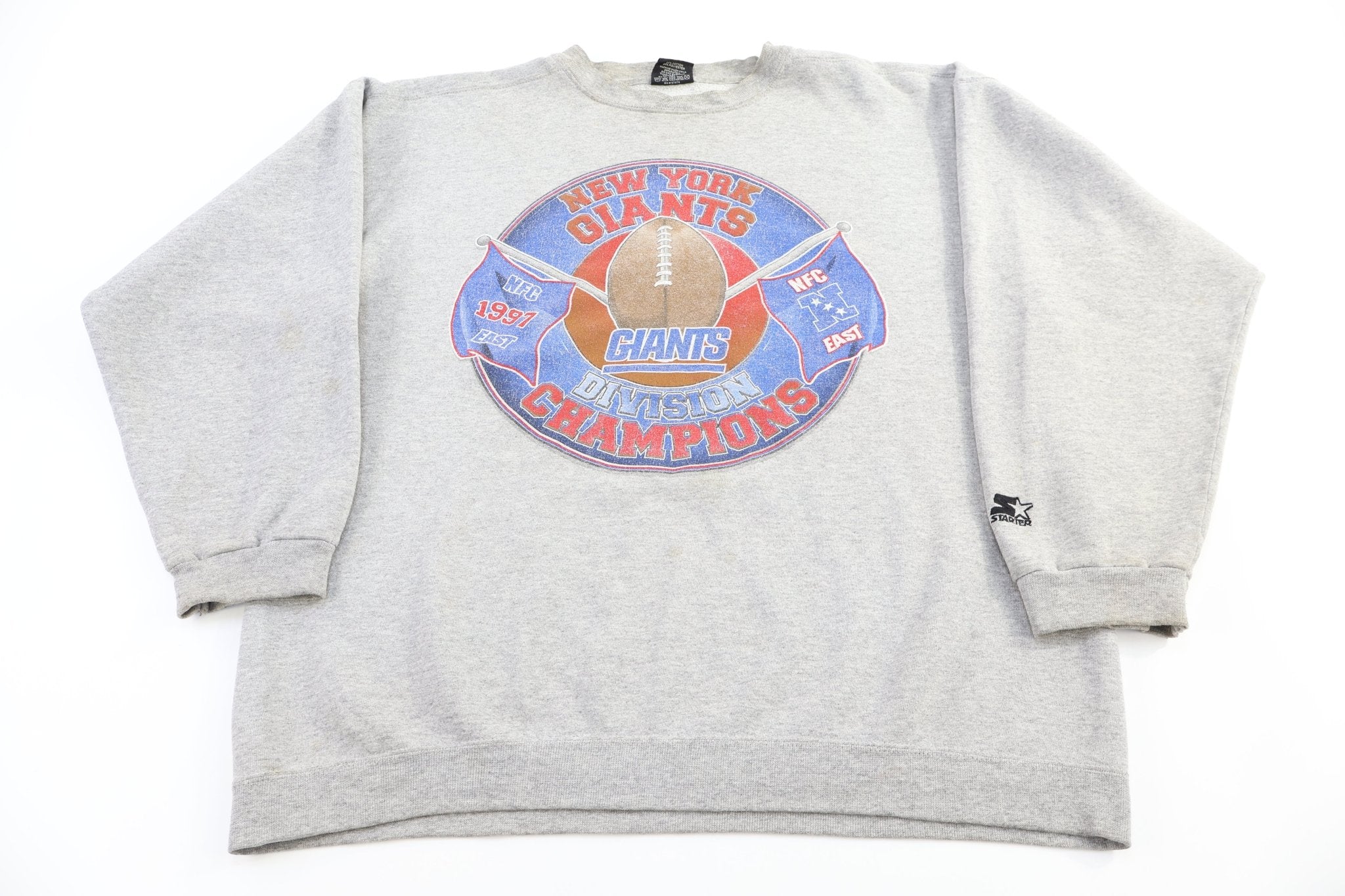 1997 New York Giants Football Champions Sweatshirt - Sweatshirt - Thrifted Threads