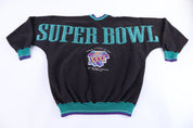 1997 NFL Super Bowl Louisiana Embroidered Sweatshirt - Sweatshirt - Thrifted Threads