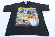1997 Pittsburgh Pirates Baseball Tasmanian Devil Graphic T-Shirt - T-Shirts - Thrifted Threads