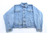 1997 Warner Bros Embroidered Tas Las Vegas Denim Jacket - Jacket - Thrifted Threads