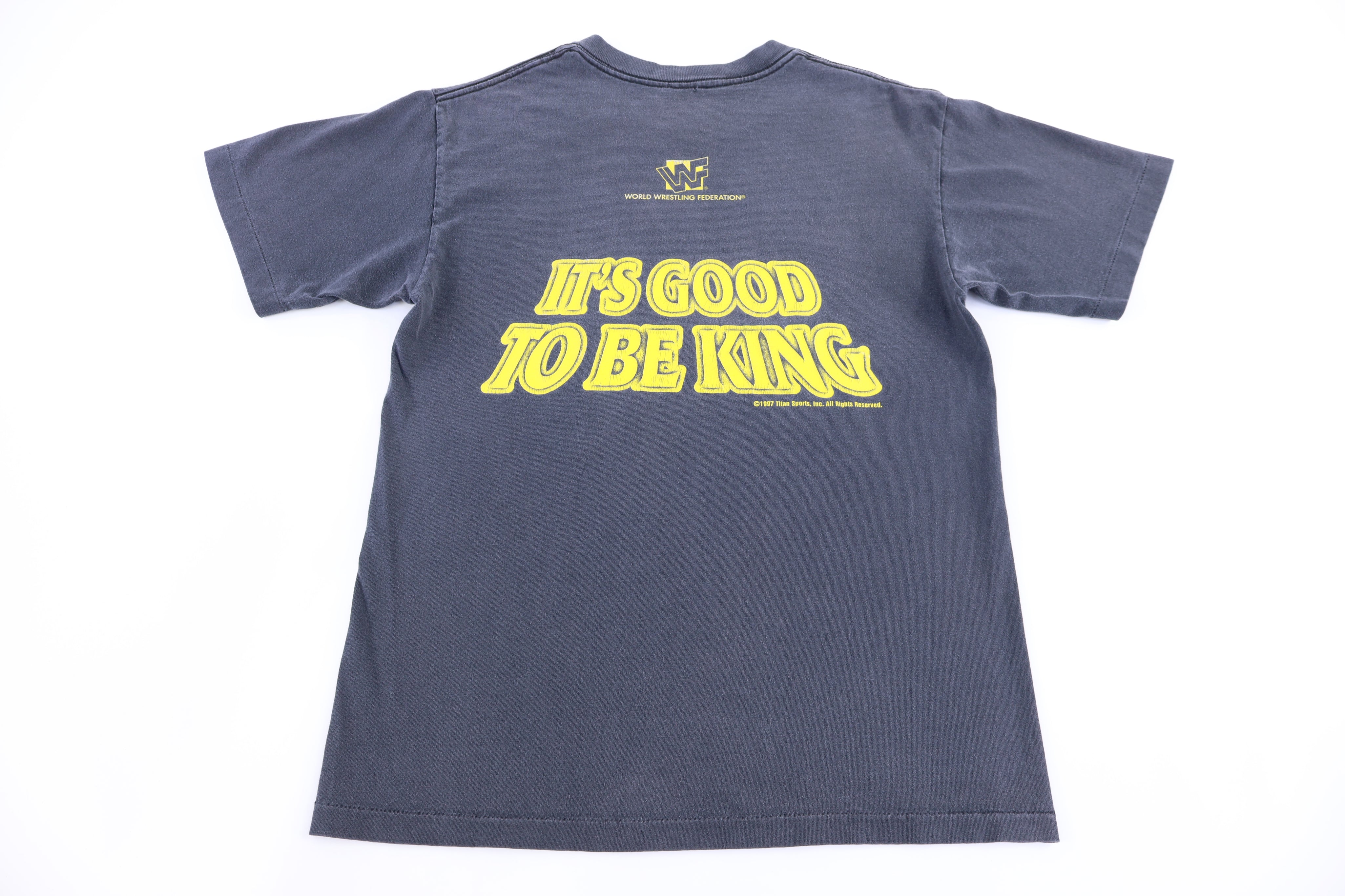 1997 WWF Tripe H It's Good to Be King T-shirt - Shirts & Tops - Thrifted Threads