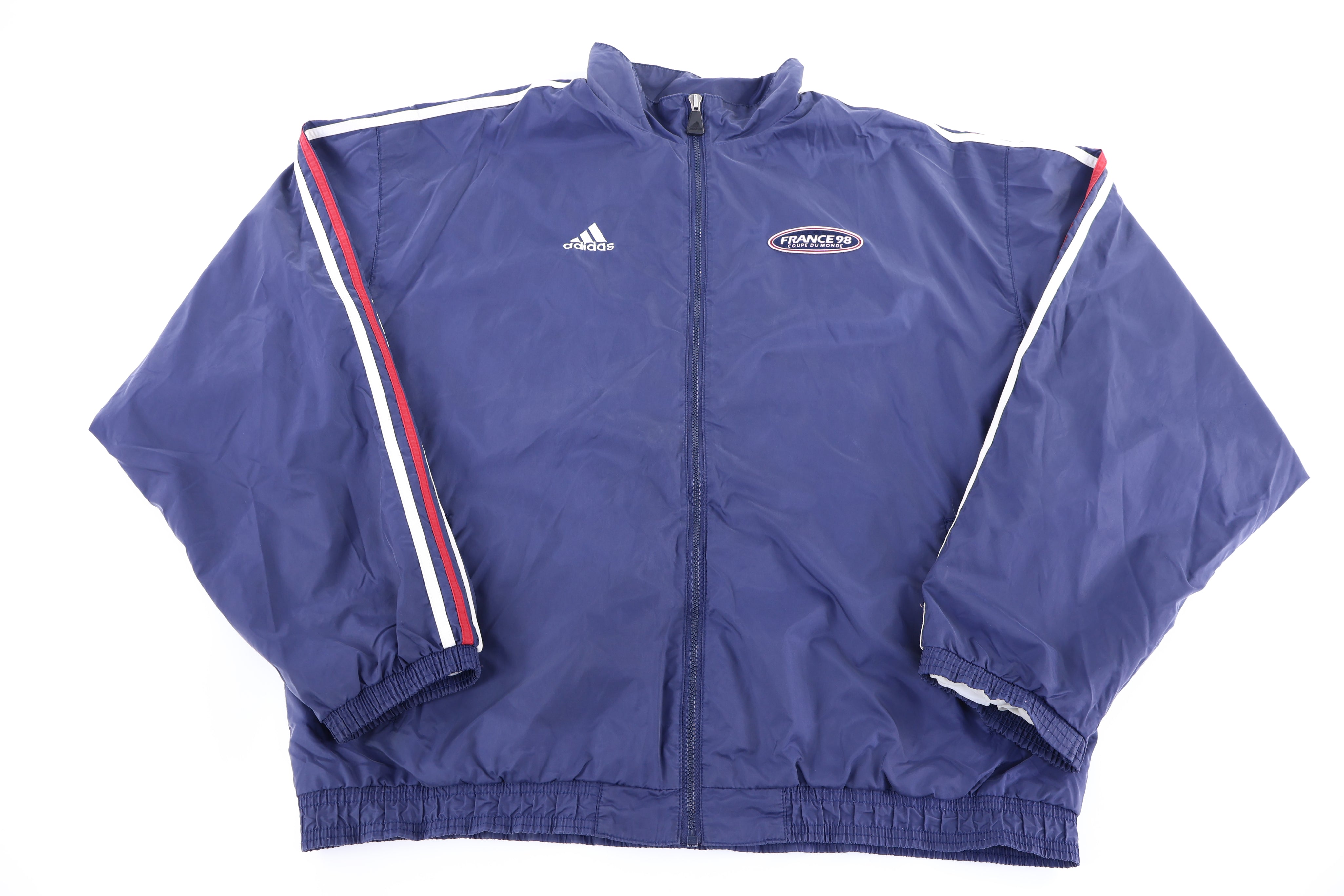 1998 Adidas France World Cup Full Zip Jacket - Jacket - Thrifted Threads