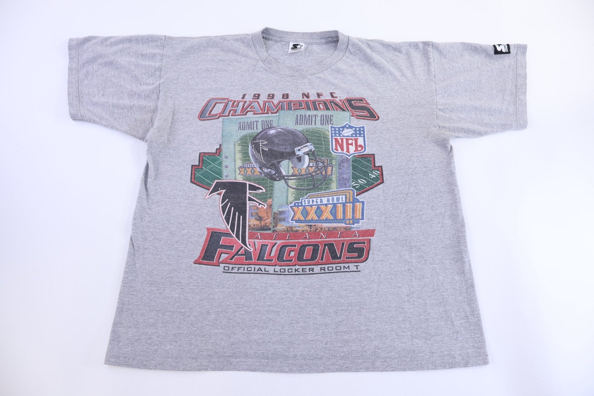 1998 Atlanta Falcons NFC Champions T-shirt - Shirts & Tops - Thrifted Threads
