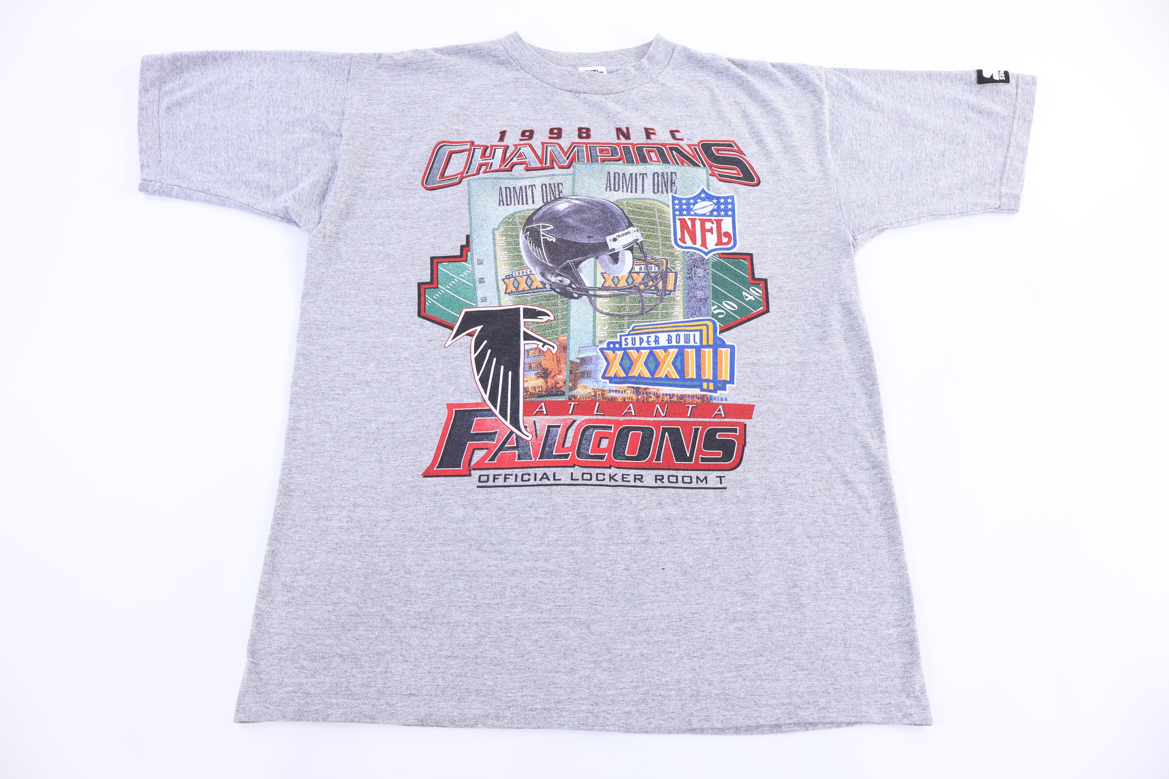 1998 Atlanta Falcons NFC Champions T-shirt - Shirts & Tops - Thrifted Threads