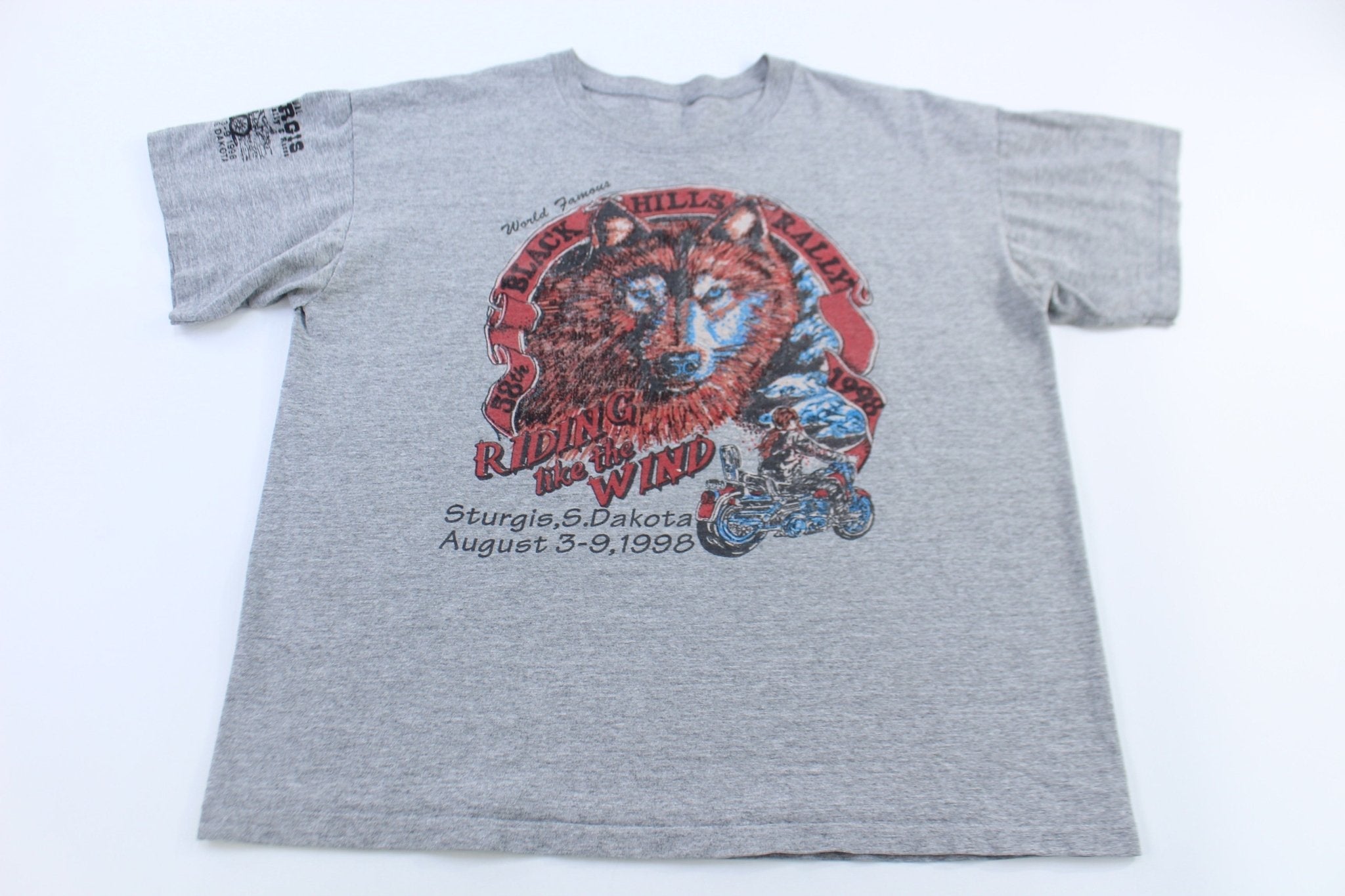 1998 Black Hills Rally Sturgis T-shirt - Shirts & Tops - Thrifted Threads