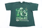 1998 Brett Favre Green Bay Packers Football T-shirt - Shirts & Tops - Thrifted Threads