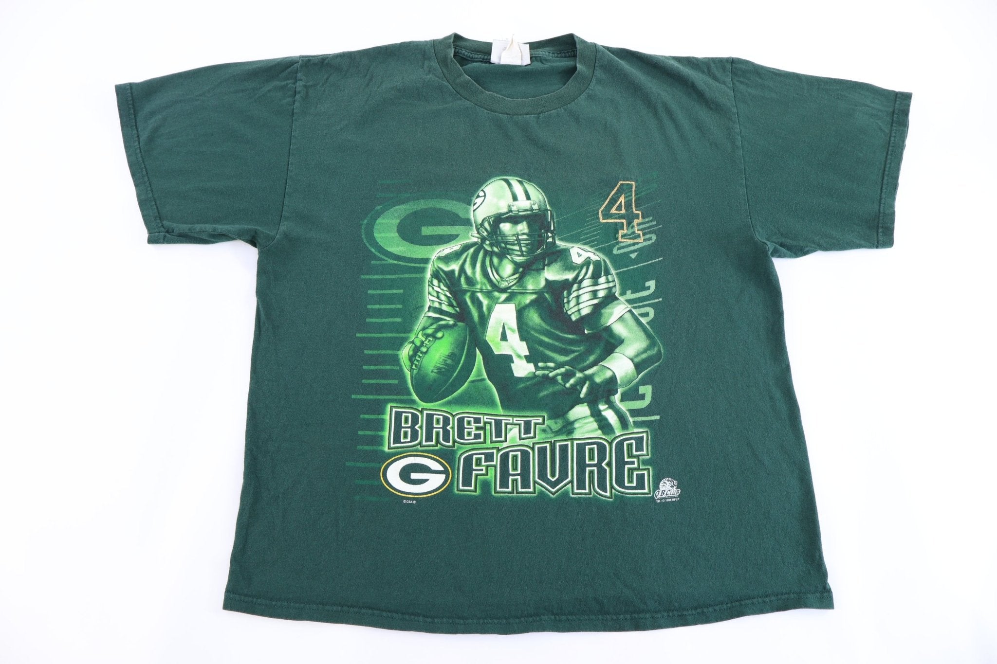 1998 Brett Favre Green Bay Packers Football T-shirt - Shirts & Tops - Thrifted Threads