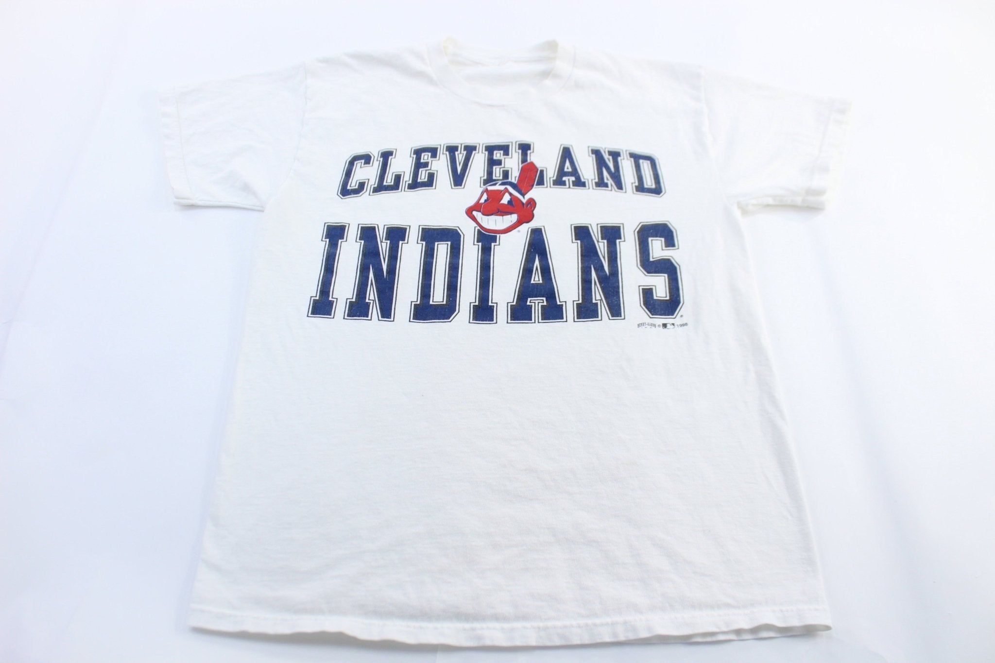 1998 Cleveland Indians Baseball T-Shirt - ThriftedThreads.com