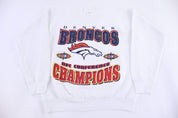1998 Denver Broncos AFC Conference Sweatshirt - Sweatshirt - Thrifted Threads