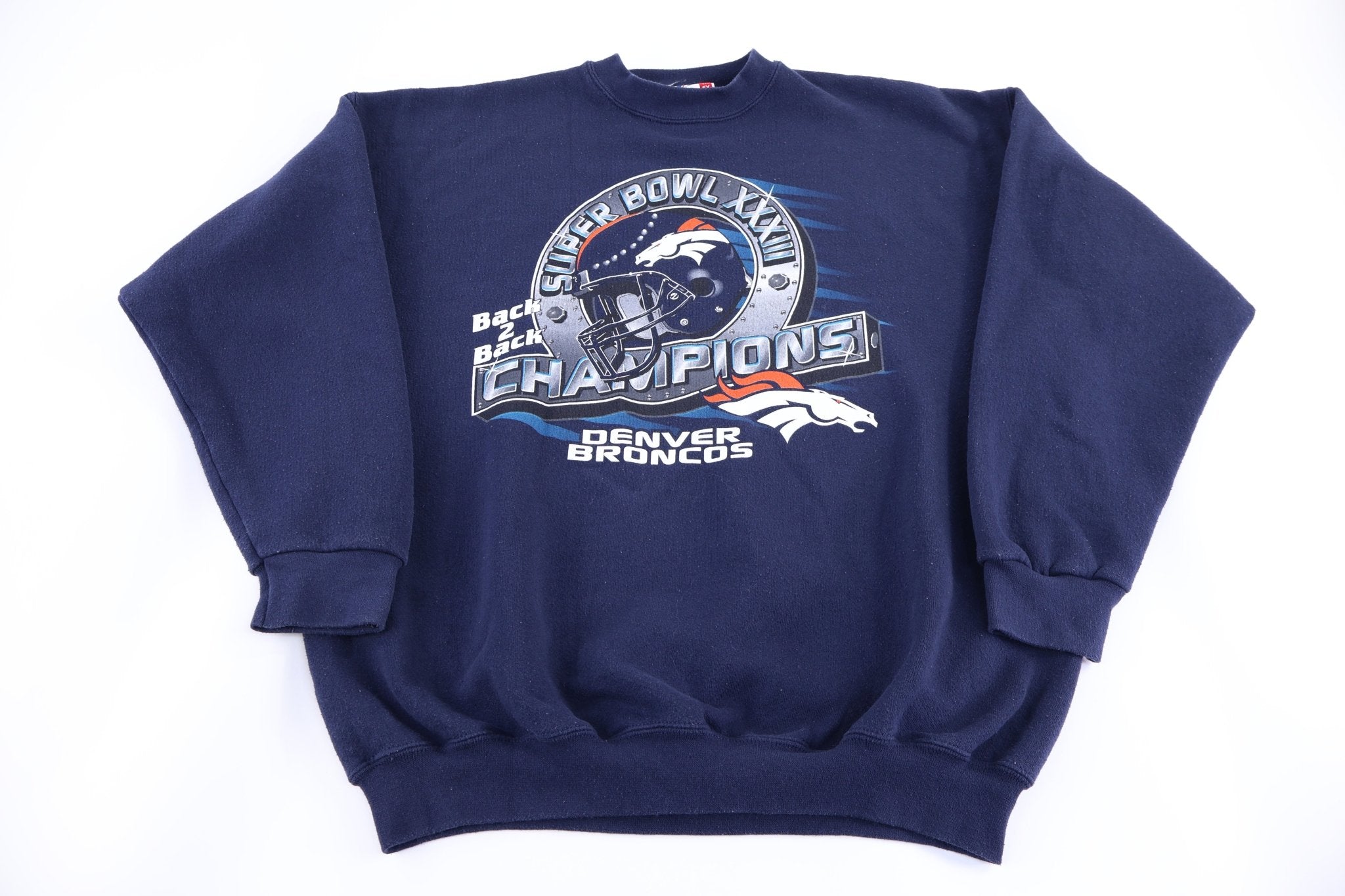 1998 Denver Broncos Football Sweatshirt - Sweatshirt - Thrifted Threads