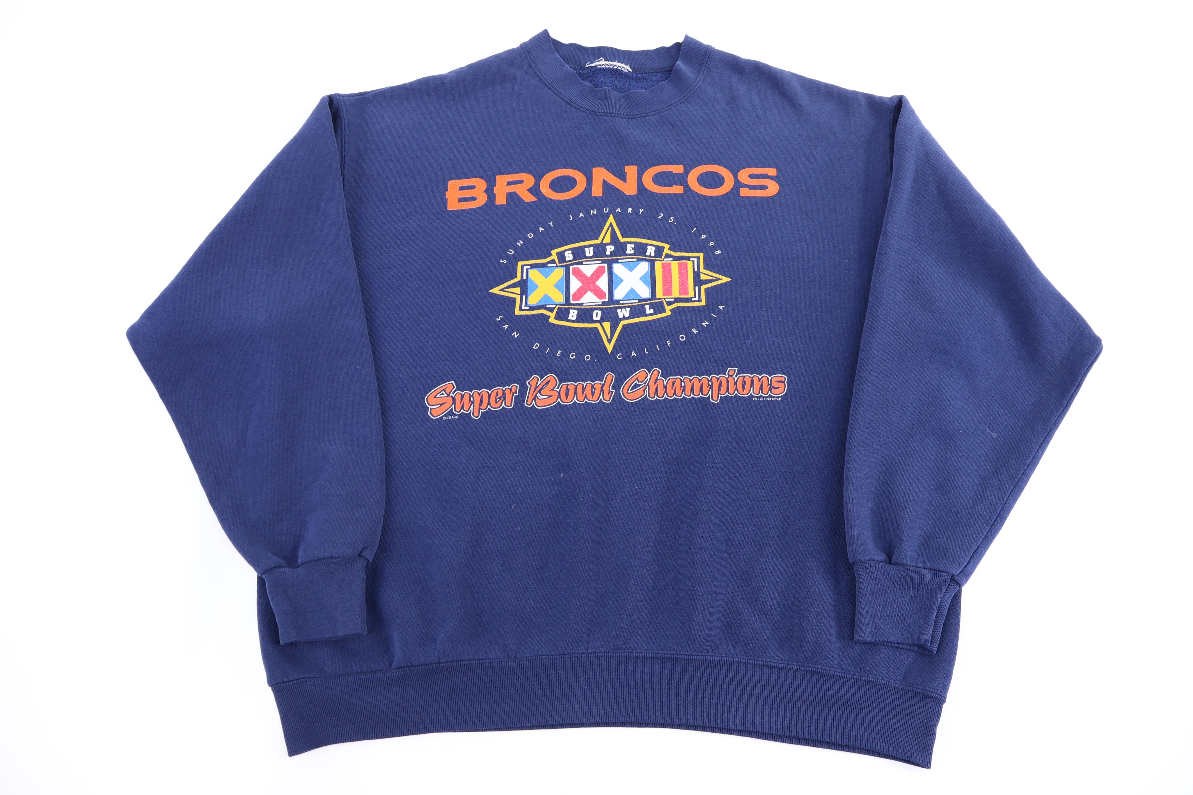 1998 Denver Broncos Super Bowl Champions Sweatshirt - sweatshirt - Thrifted Threads