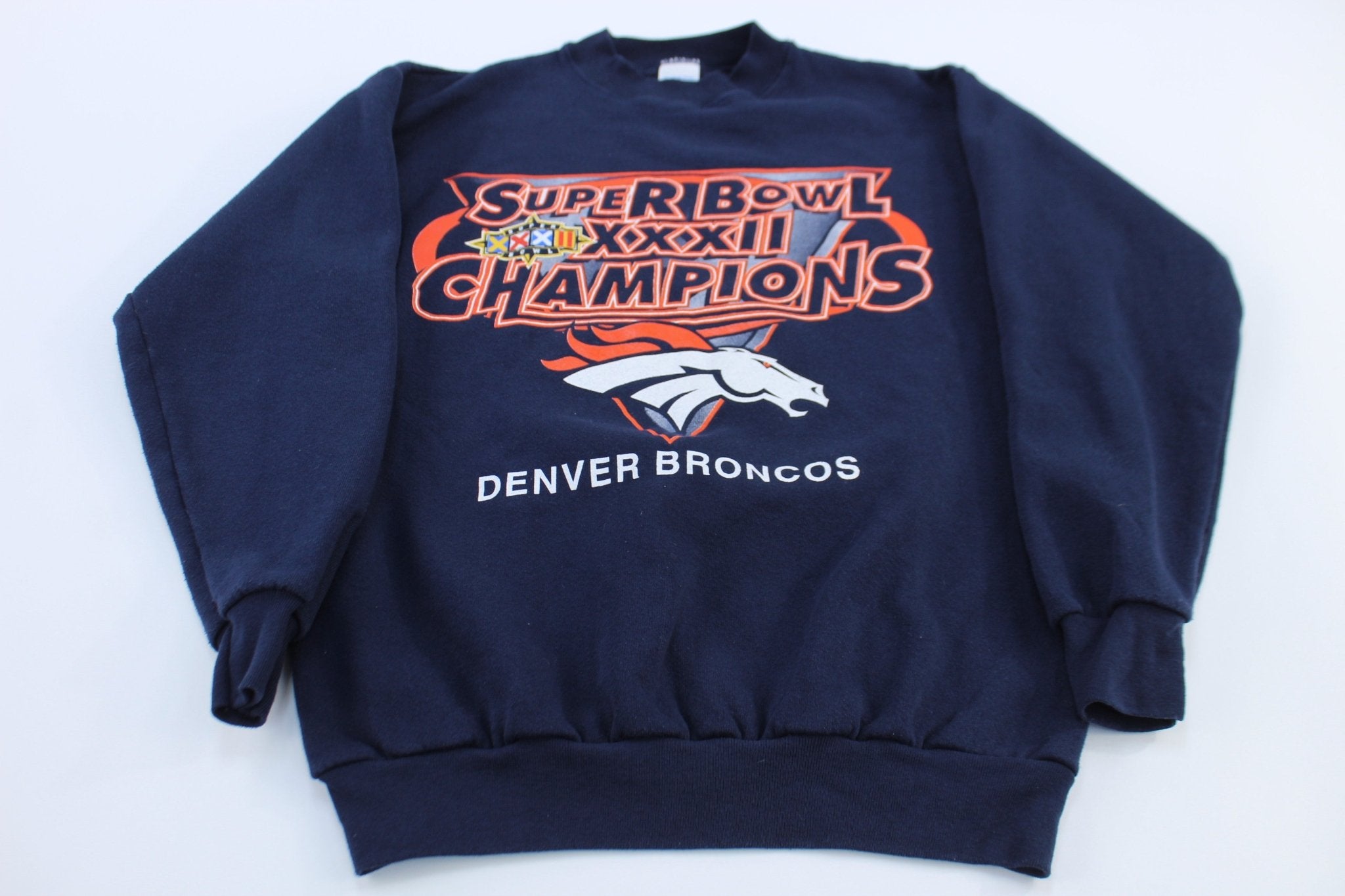 1998 Denver Broncos SuperBowl Champions Sweatshirt - ThriftedThreads.com