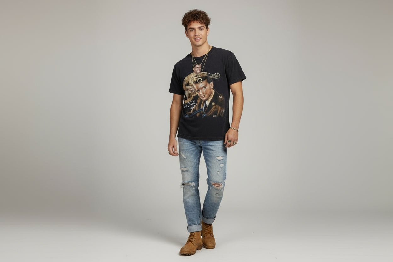 1998 Elvis Presley Graphic T-shirt - Shirts & Tops - Thrifted Threads