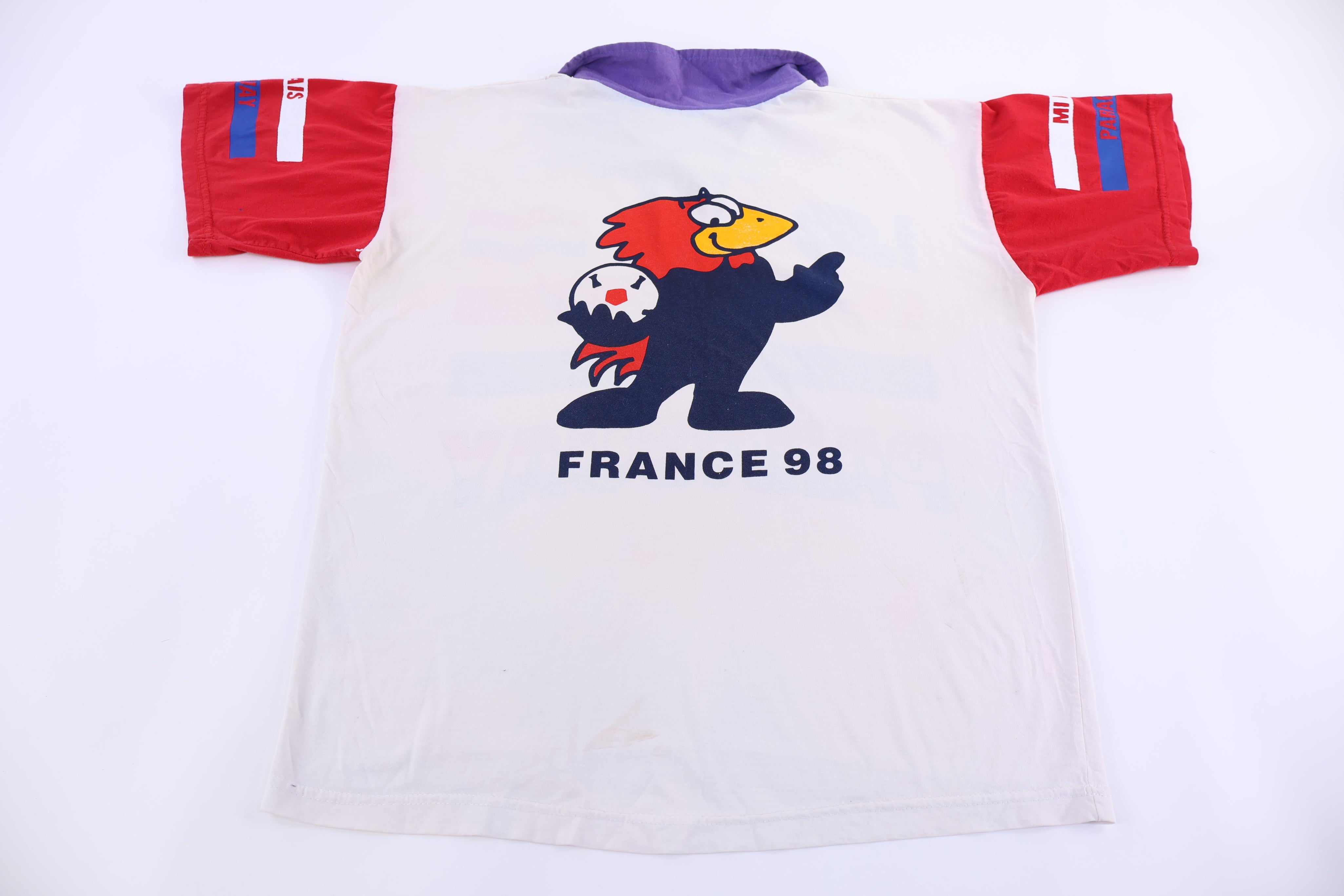 1998 France World Cup Paraguay Copa 98 Polo - Button Ups/Downs - Thrifted Threads