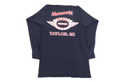 1998 Harley Davidson Motorcycles Flames Thermal LS T-shirt - Shirts & Tops - Thrifted Threads