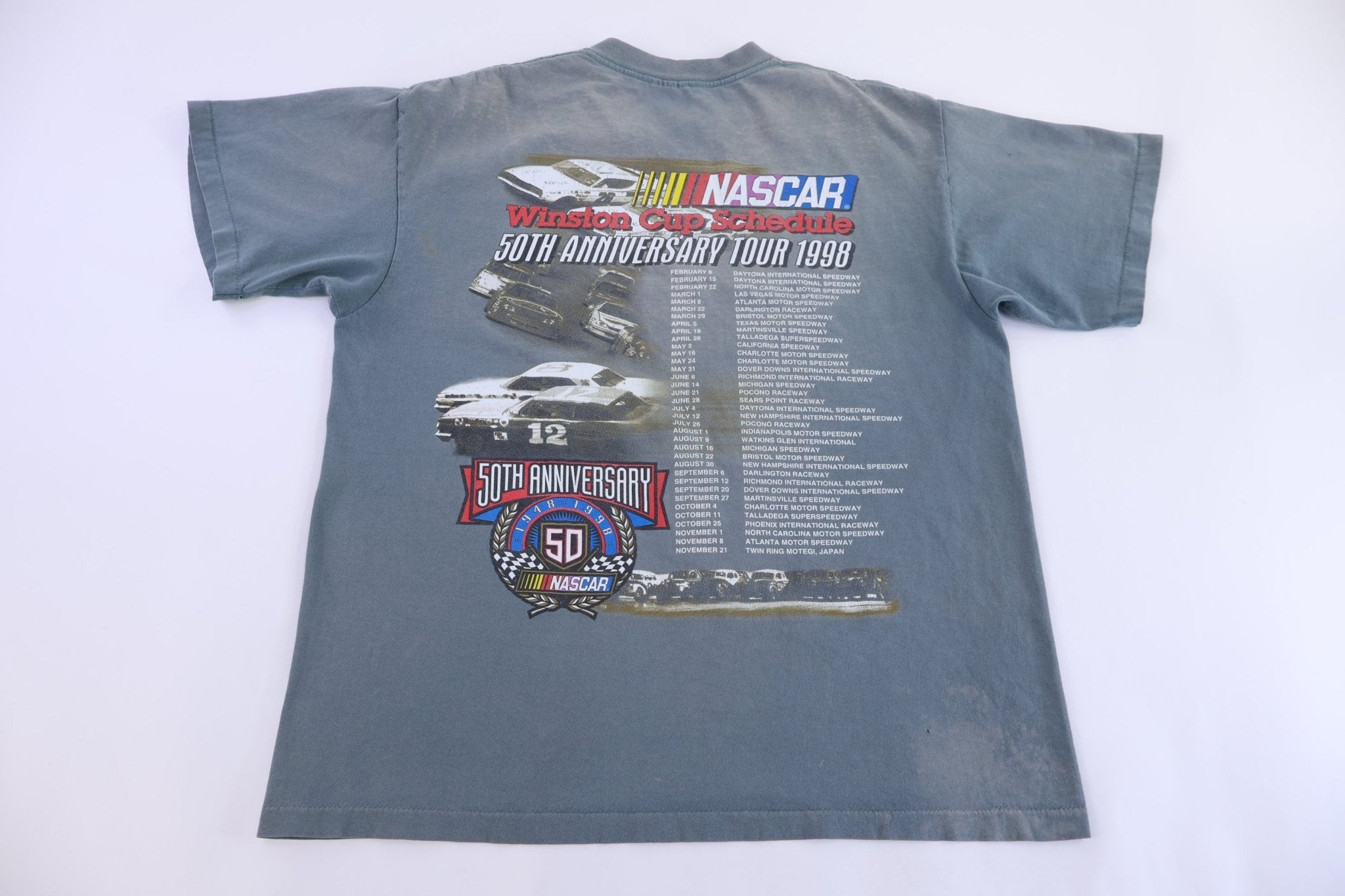 1998 Nascar Anniversary Tour T-shirt - Shirts & Tops - Thrifted Threads