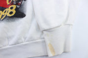 1998 Nascar Winston Cup Scheudle Graphic Sweatshirt - ThriftedThreads.com