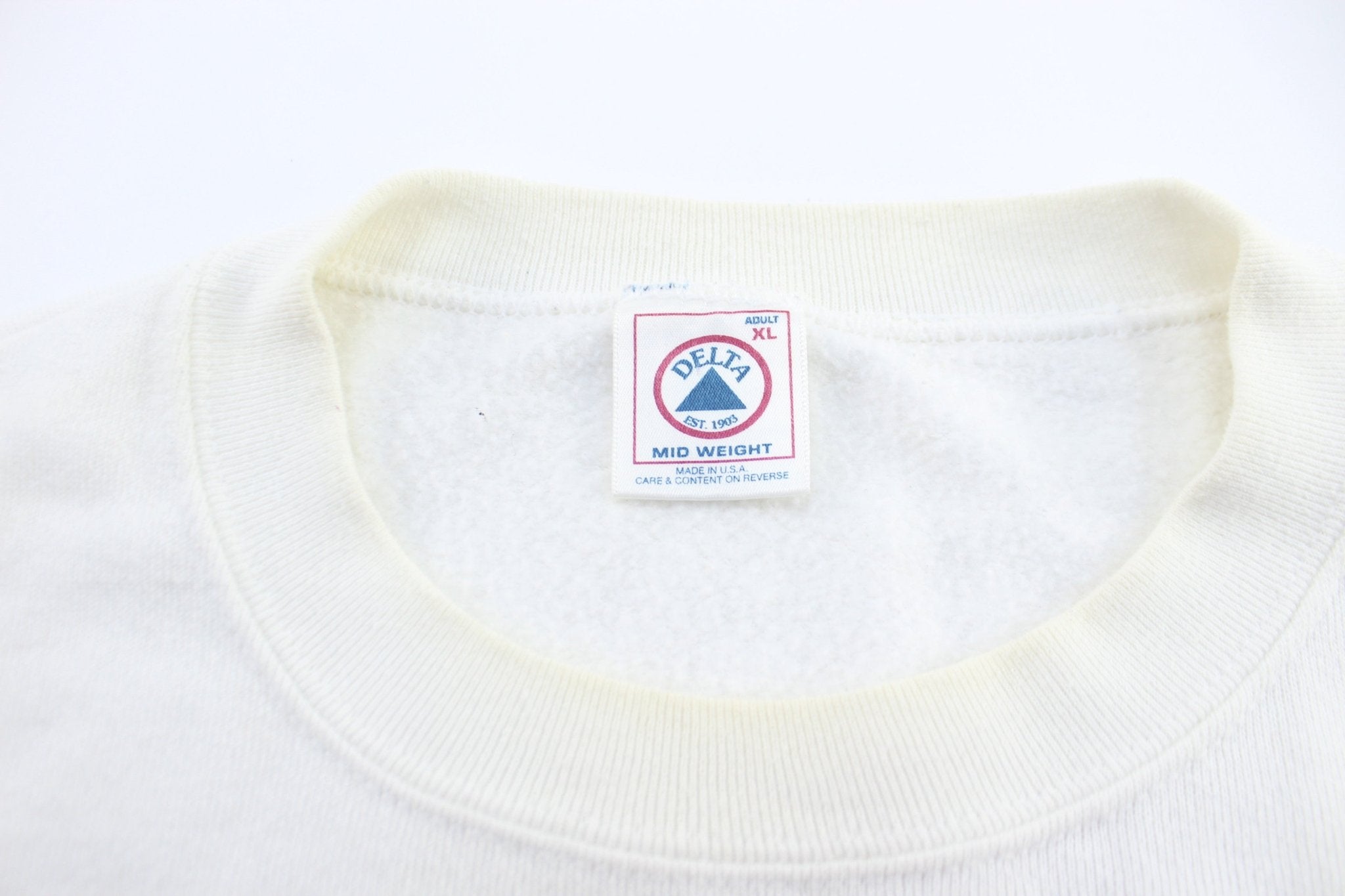 1998 Nascar Winston Cup Scheudle Graphic Sweatshirt - ThriftedThreads.com