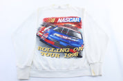 1998 Nascar Winston Cup Scheudle Graphic Sweatshirt - Sweatshirt - Thrifted Threads