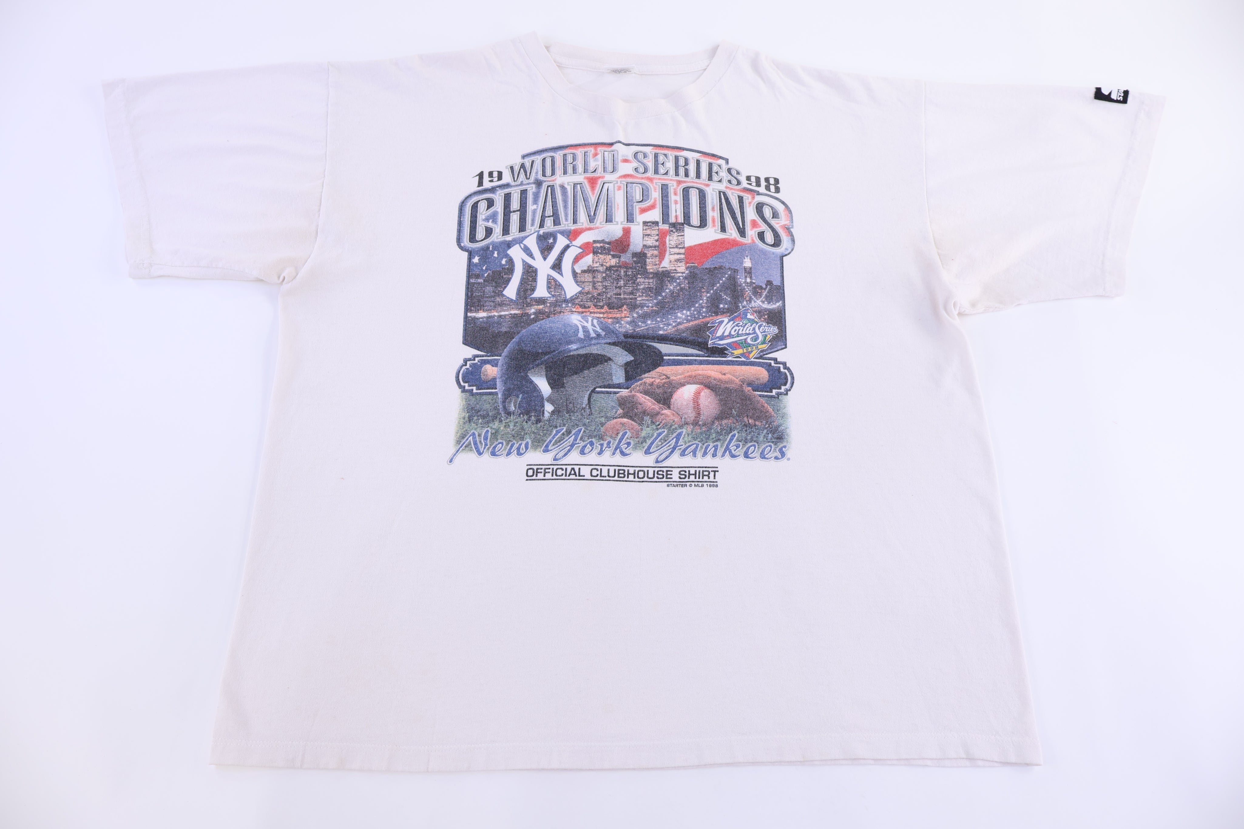 1998 New York Yankees World Series Champions T-shirt - Shirts & Tops - Thrifted Threads