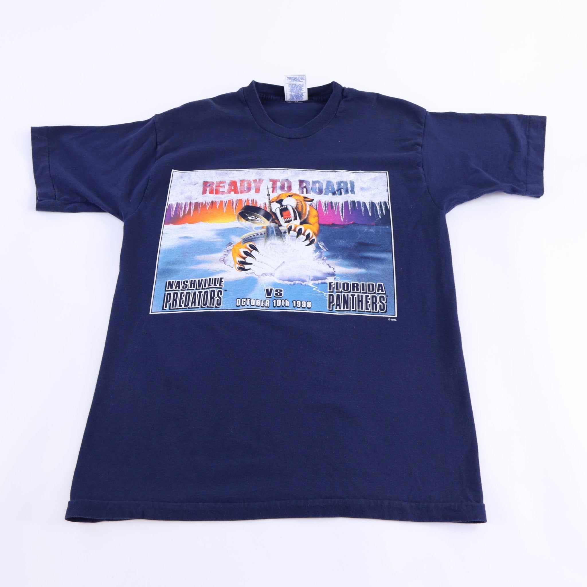 1998 Ready To Roar Florida Panthers Hockey T-shirt - Shirts & Tops - Thrifted Threads