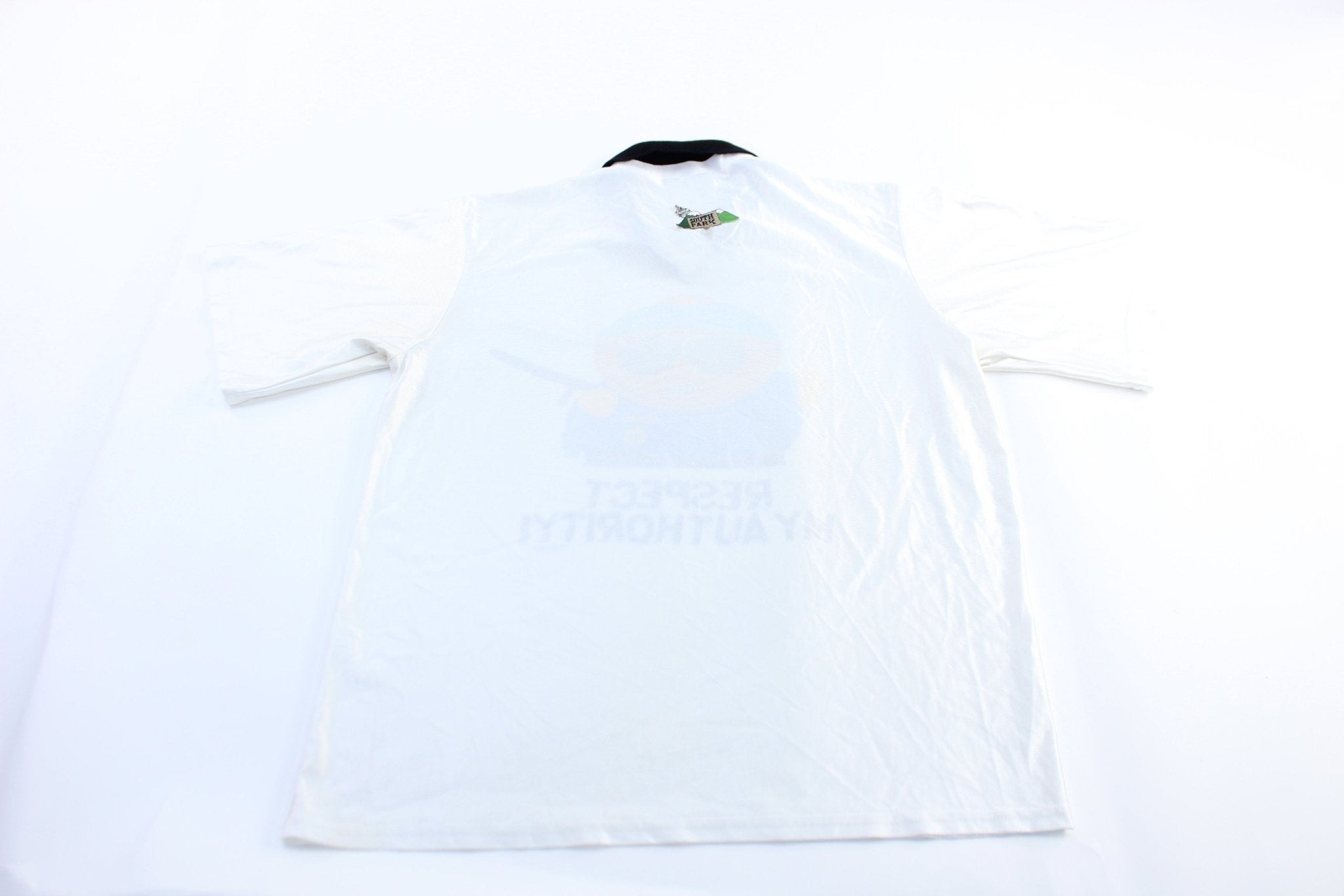 1998 South Park Cartman Respect My Authority Jersey - ThriftedThreads.com