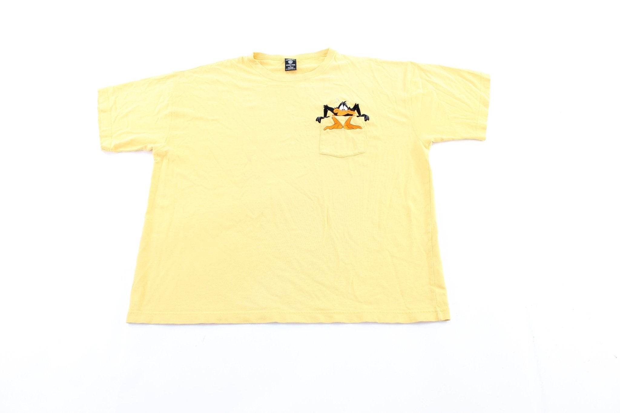 1998 Warner Bros Embroidered Daffy Duck T-Shirt - ThriftedThreads.com
