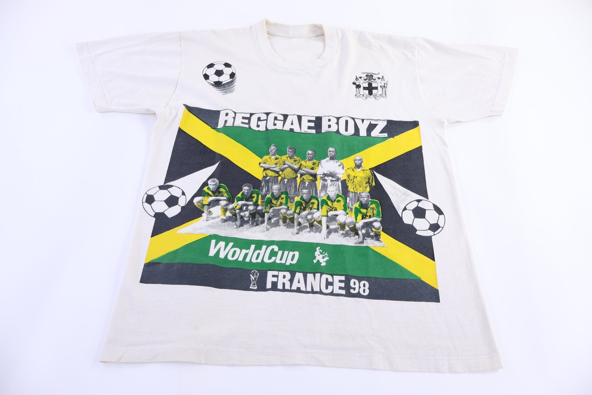 1998 World Cup Jamaica Reggae Boyz T-shirt - Shirts & Tops - Thrifted Threads