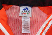 1999 Boston Marathon Athletic Association Orange Striped Zip Up Jacket - Jackets - Thrifted Threads