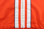 1999 Boston Marathon Athletic Association Orange Striped Zip Up Jacket - Jackets - Thrifted Threads