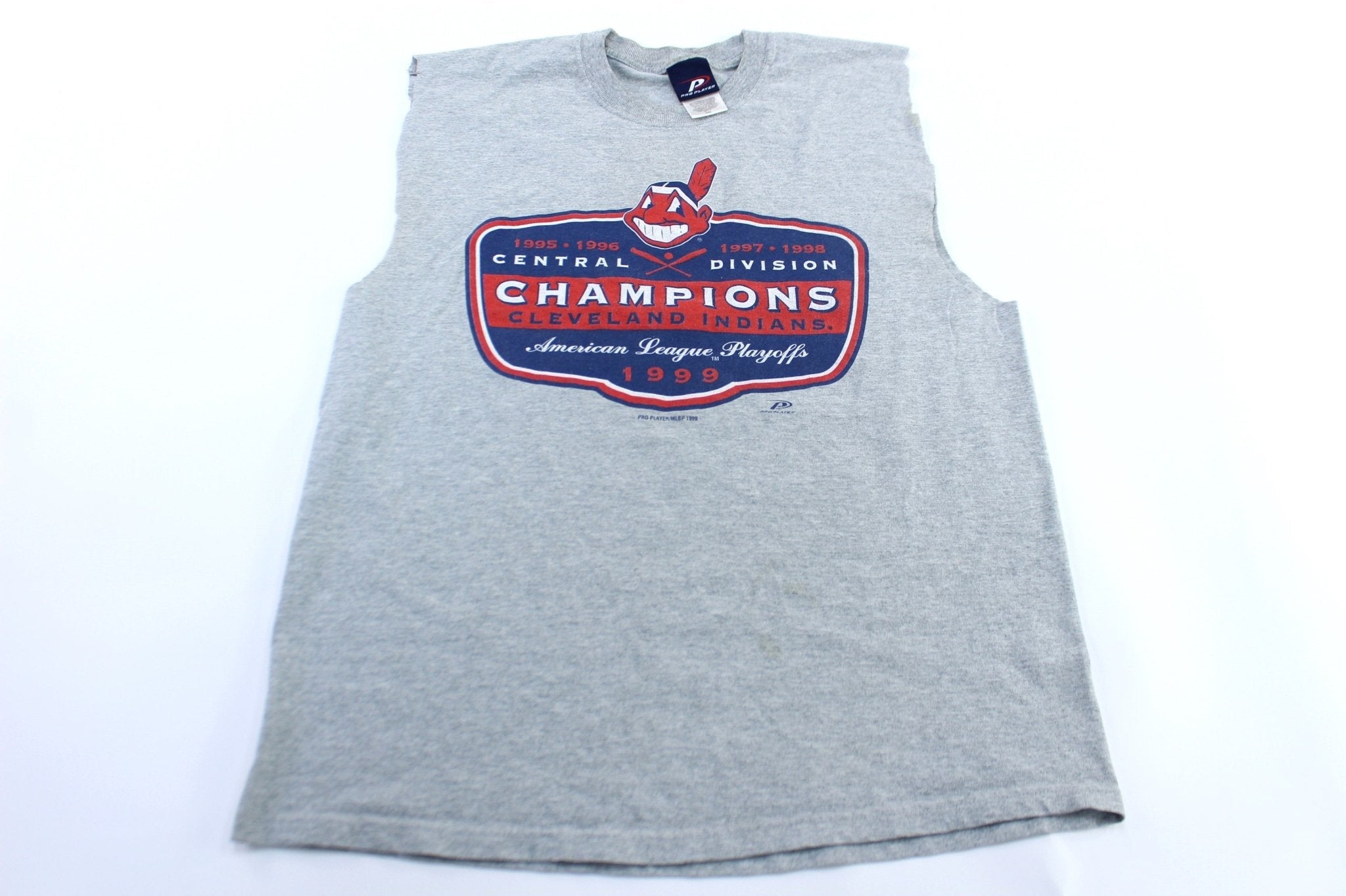 1999 Cleveland Indians Central Division Champions Tank Top - Jerseys/Tanks - Thrifted Threads