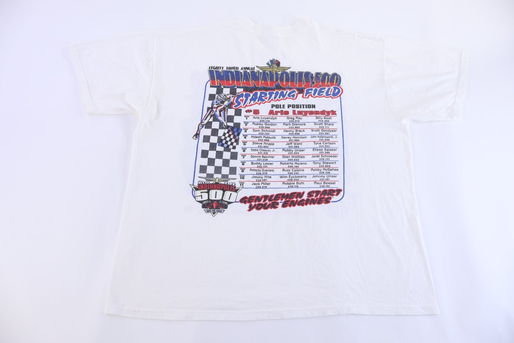 1999 Indianapolis 500 Racing T-shirt - Shirts & Tops - Thrifted Threads