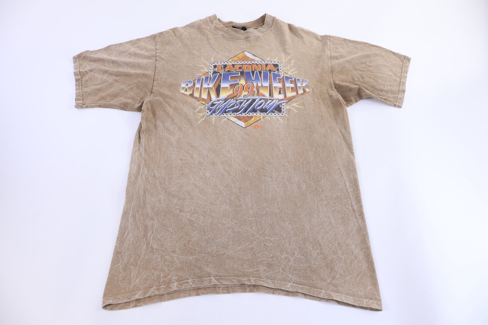 1999 Laconia Bike Week Biker T-shirt - Shirts & Tops - Thrifted Threads