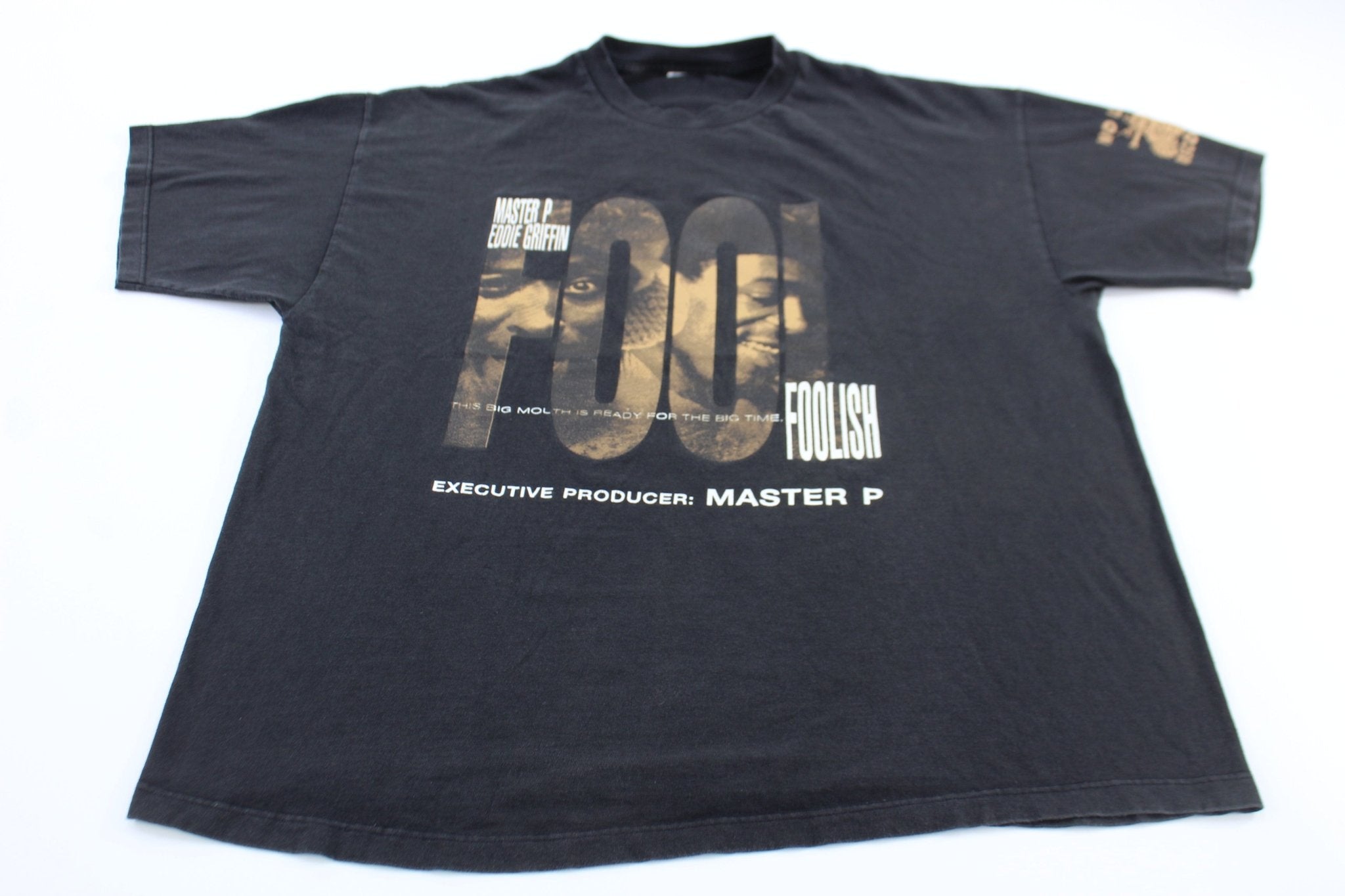 1999 Master P & Eddie Griffin Foolish Promo T-Shirt - ThriftedThreads.com