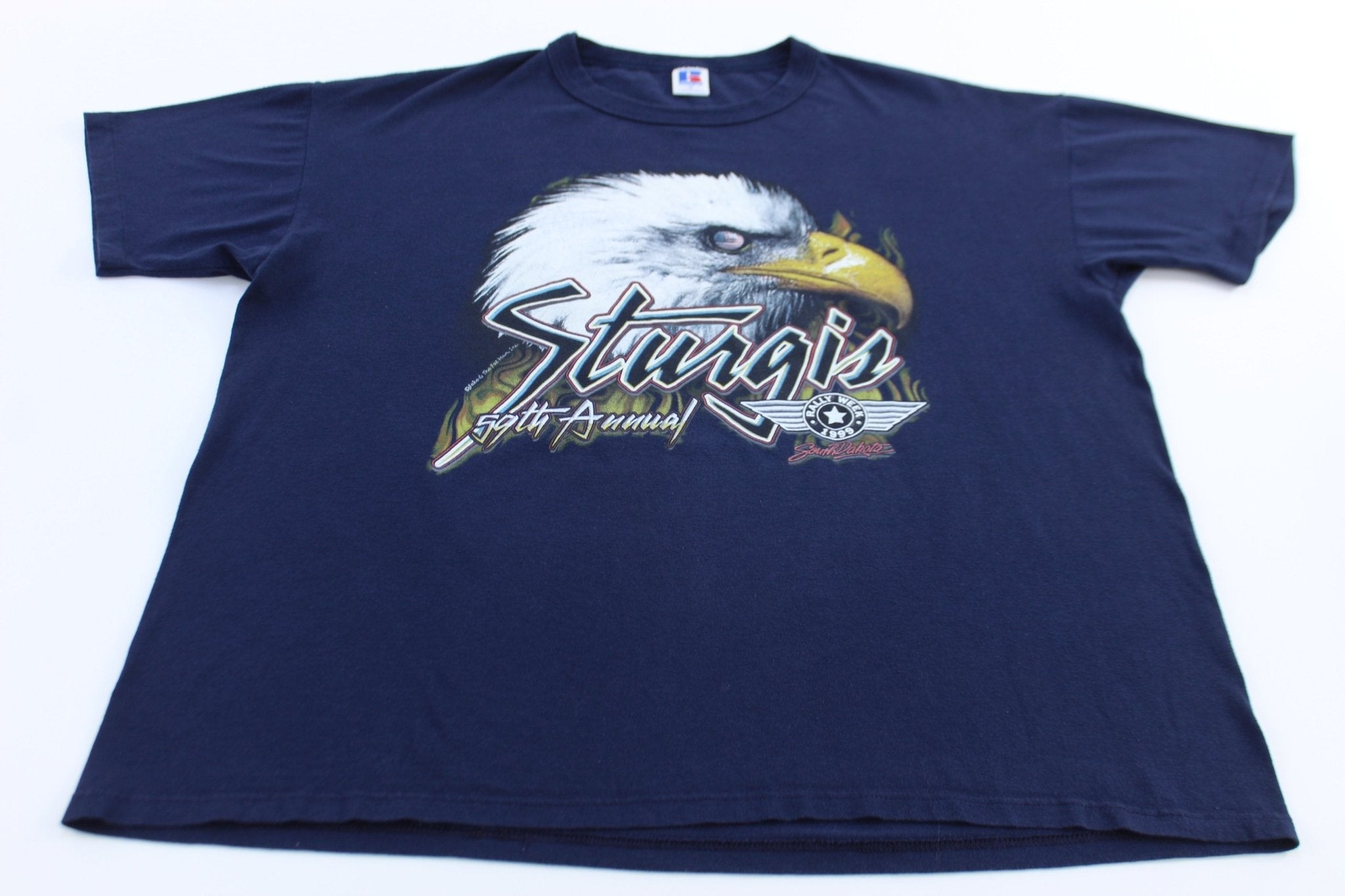 1999 Sturgis Rally Week South Dakota Graphic T-Shirt - T-Shirts - Thrifted Threads