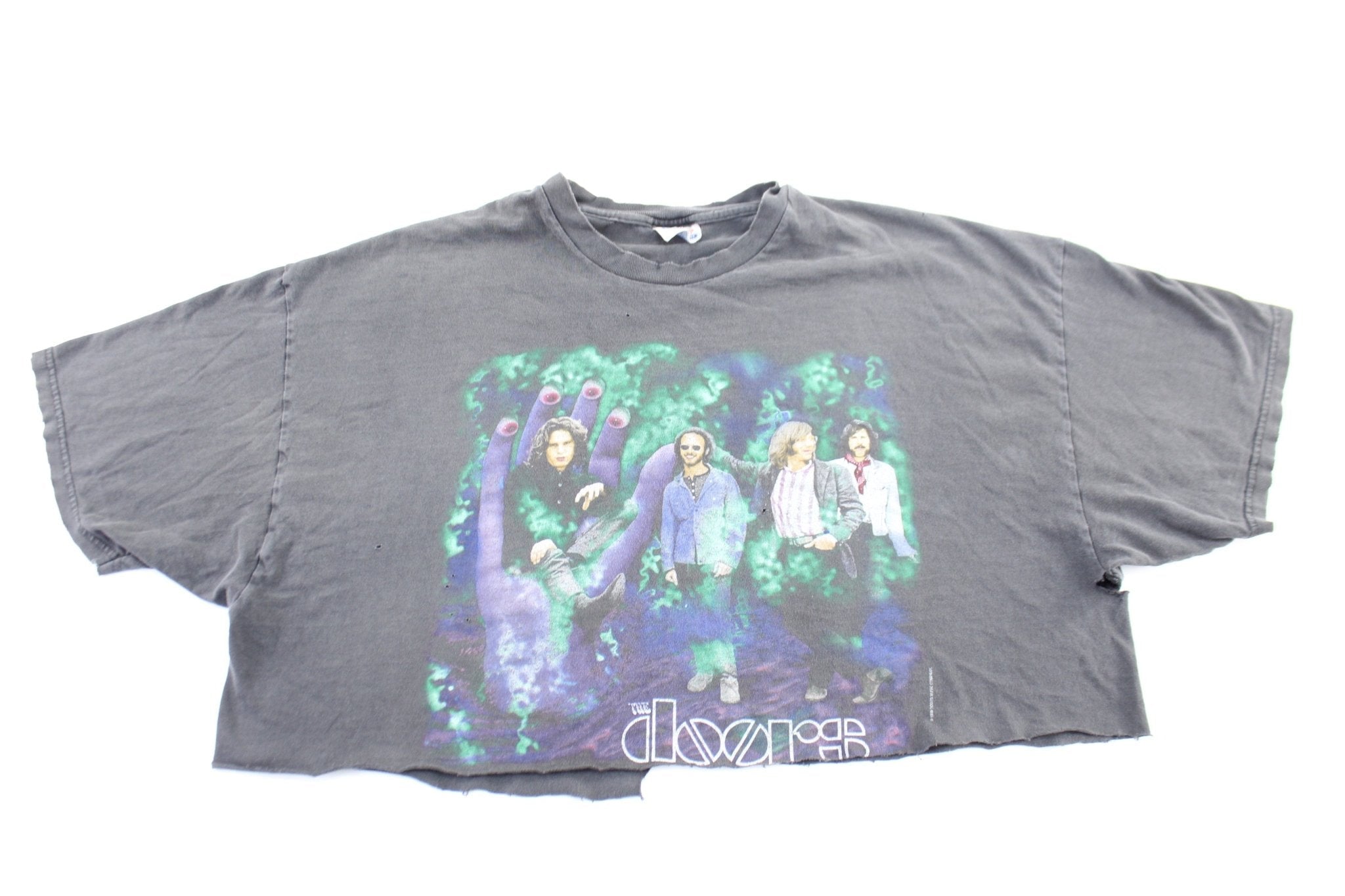 1999 The Doors Cropped Band T-Shirt - T-Shirt - Thrifted Threads