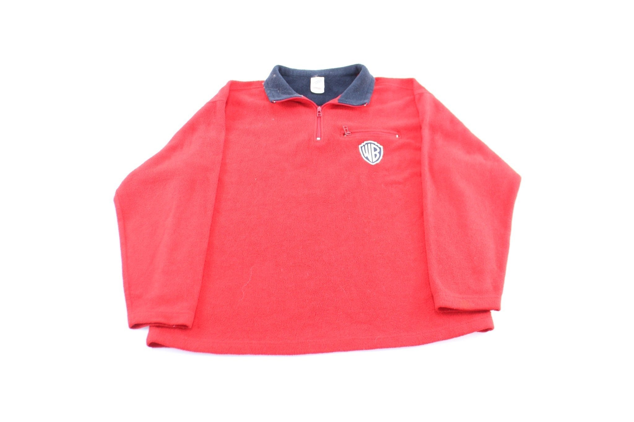 1999 Warner Bros Embroidered Characters Fleece Pullover - Jackets - Thrifted Threads